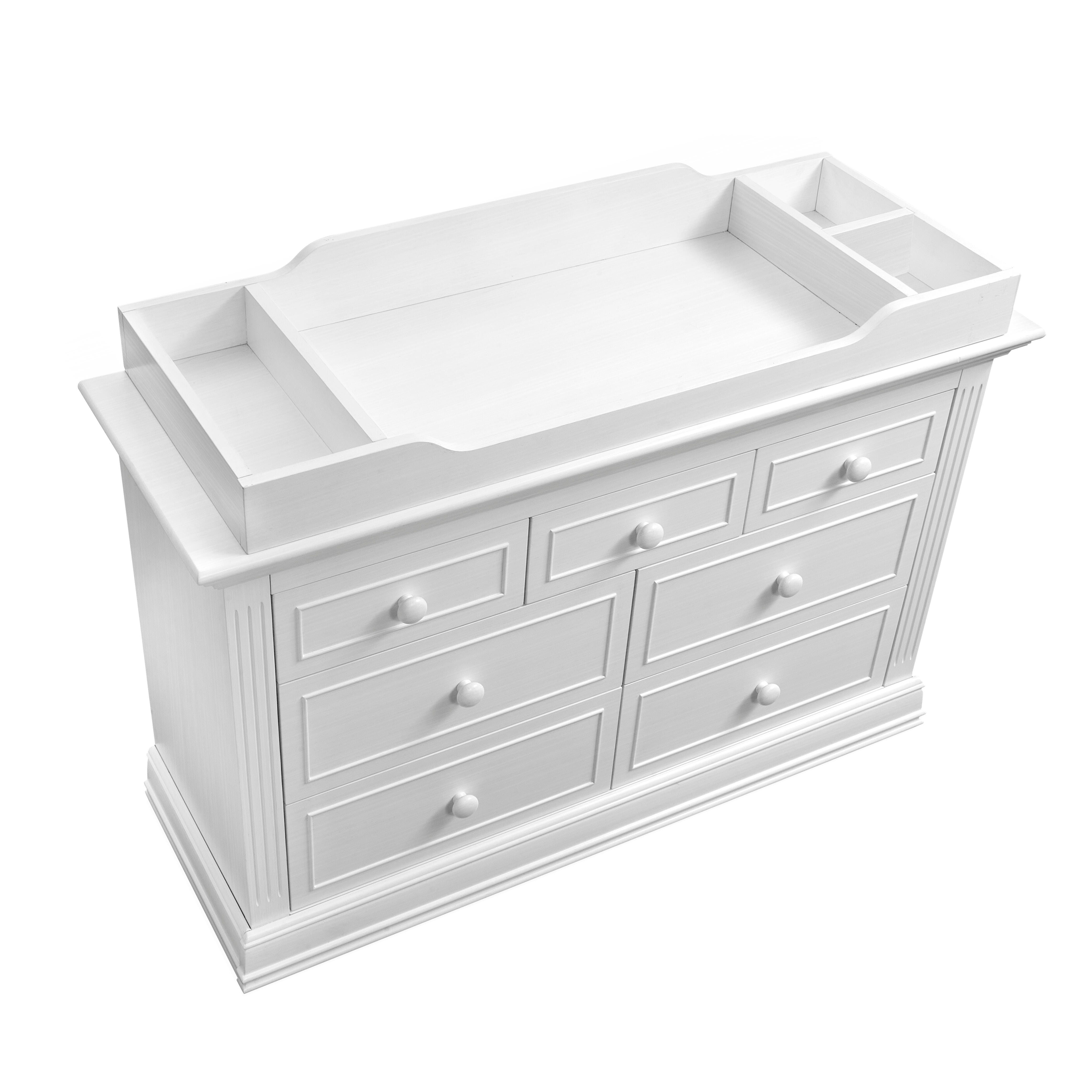Sorelle Furniture Double Changing Topper, Vintage White, large