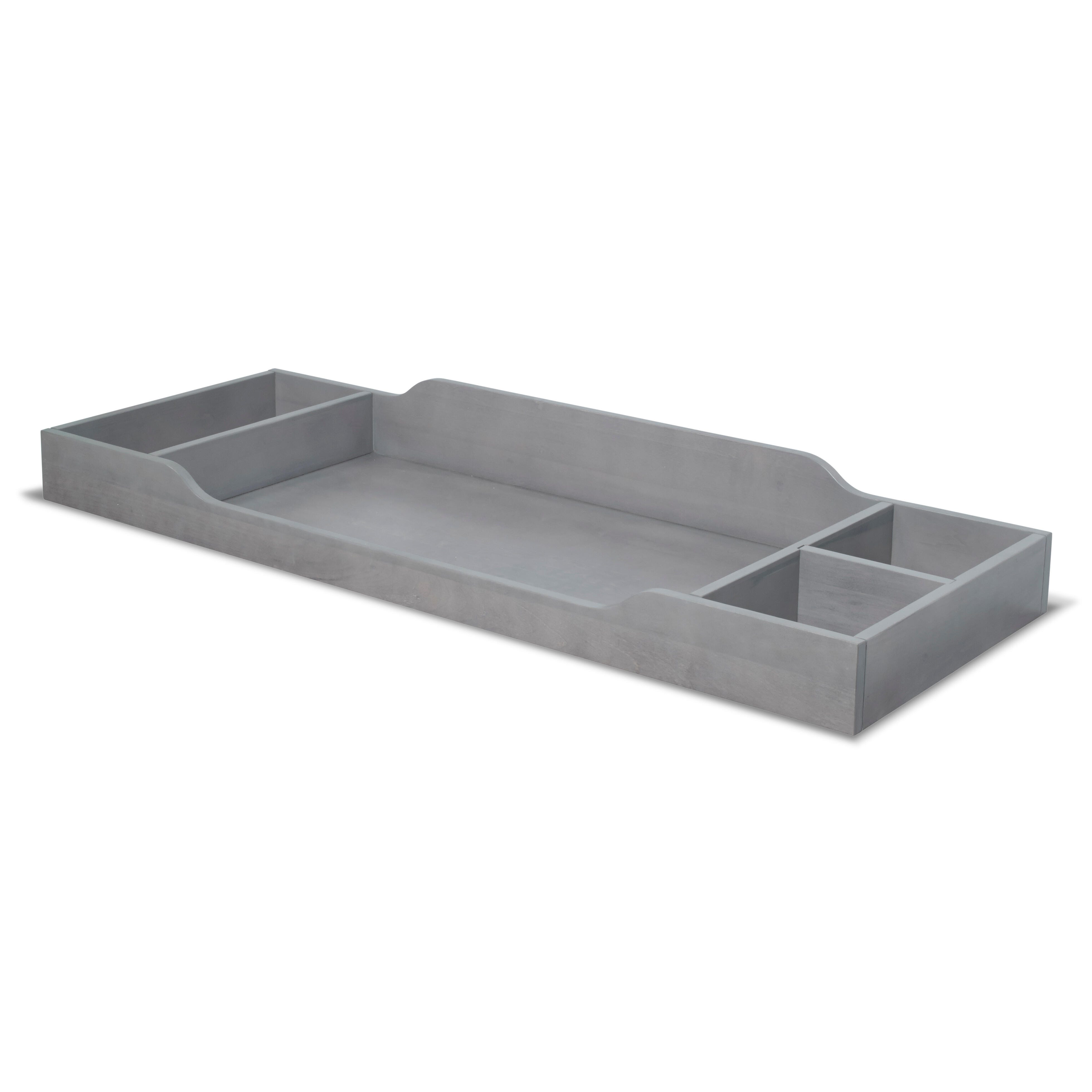 Sorelle Furniture Double Changing Topper, Stone Gray, large