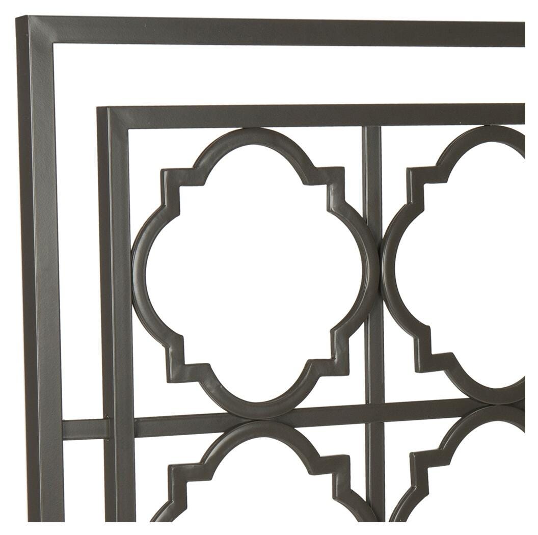 Kory Queen Metal Headboard, Gunmetal, large