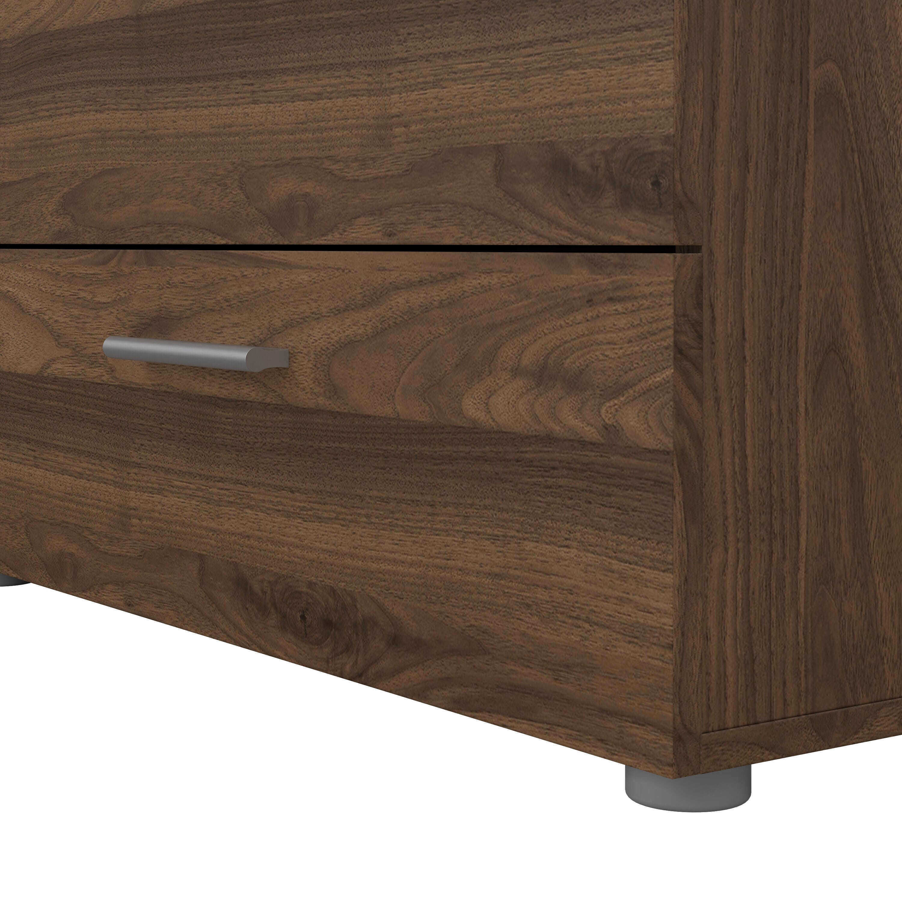 Tvilum Austin 55" 8 Drawer Double Dresser, Walnut, large