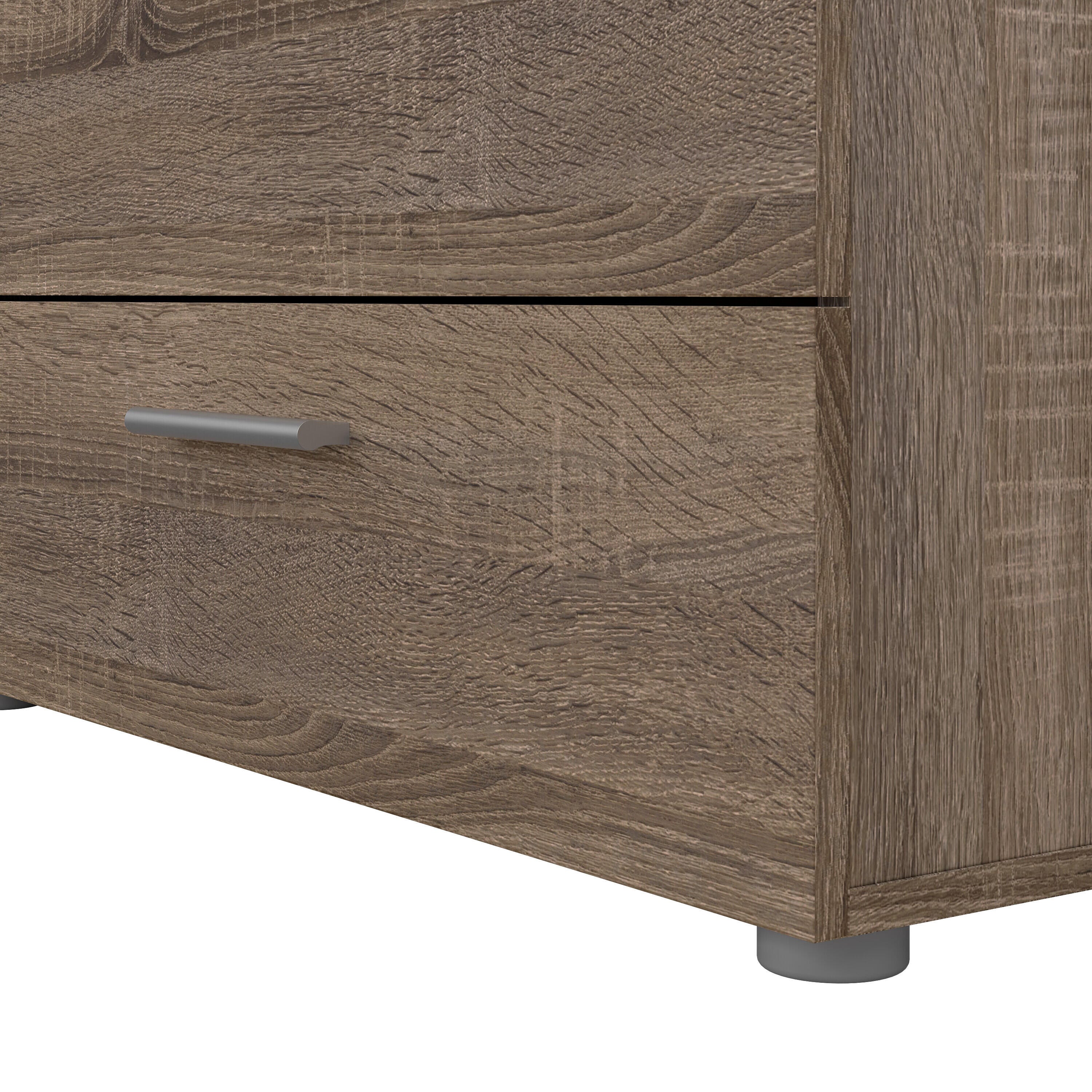 Tvilum Austin 55" 8 Drawer Double Dresser, Truffle Oak, large