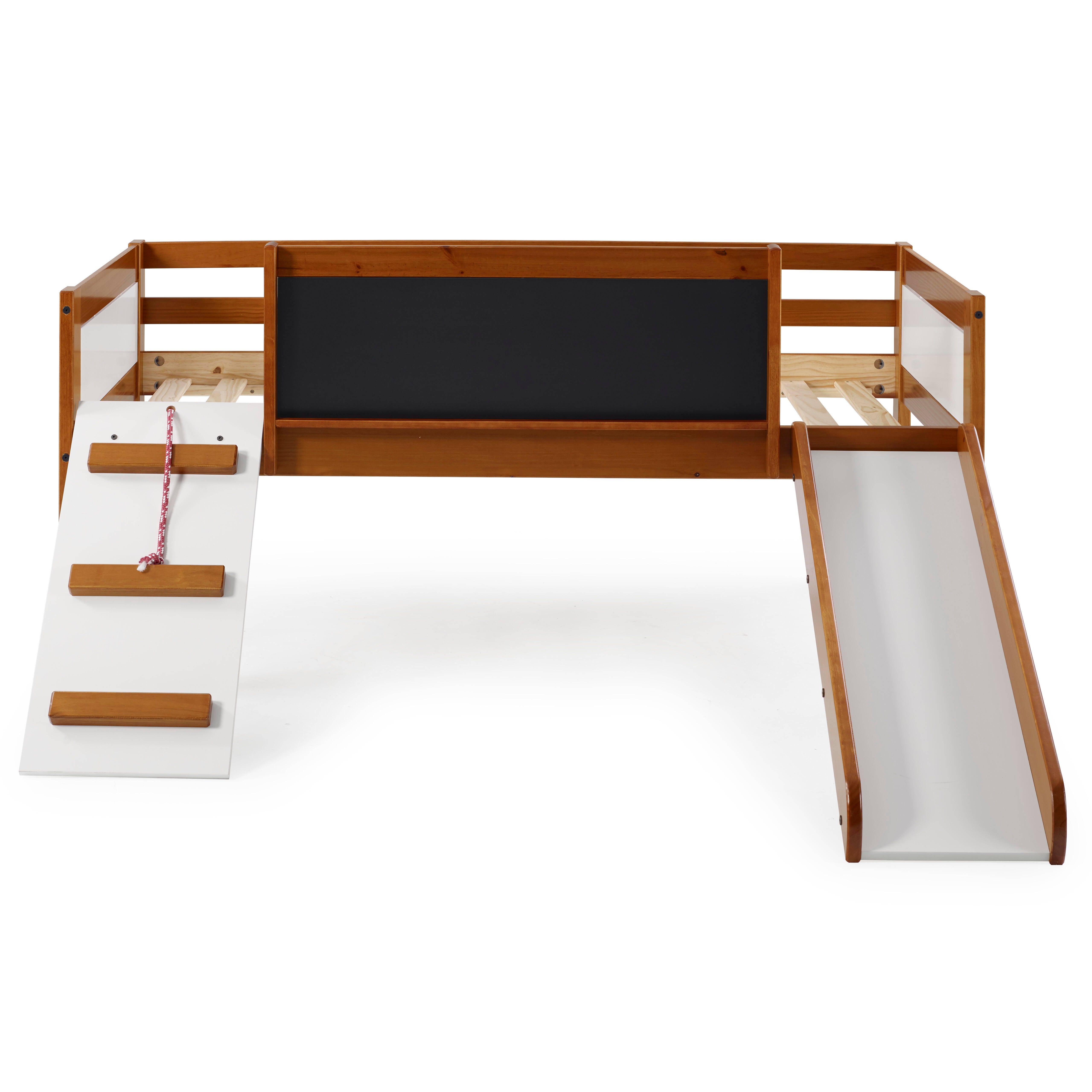 Donco Kids Twin Low Loft Art Play, , large