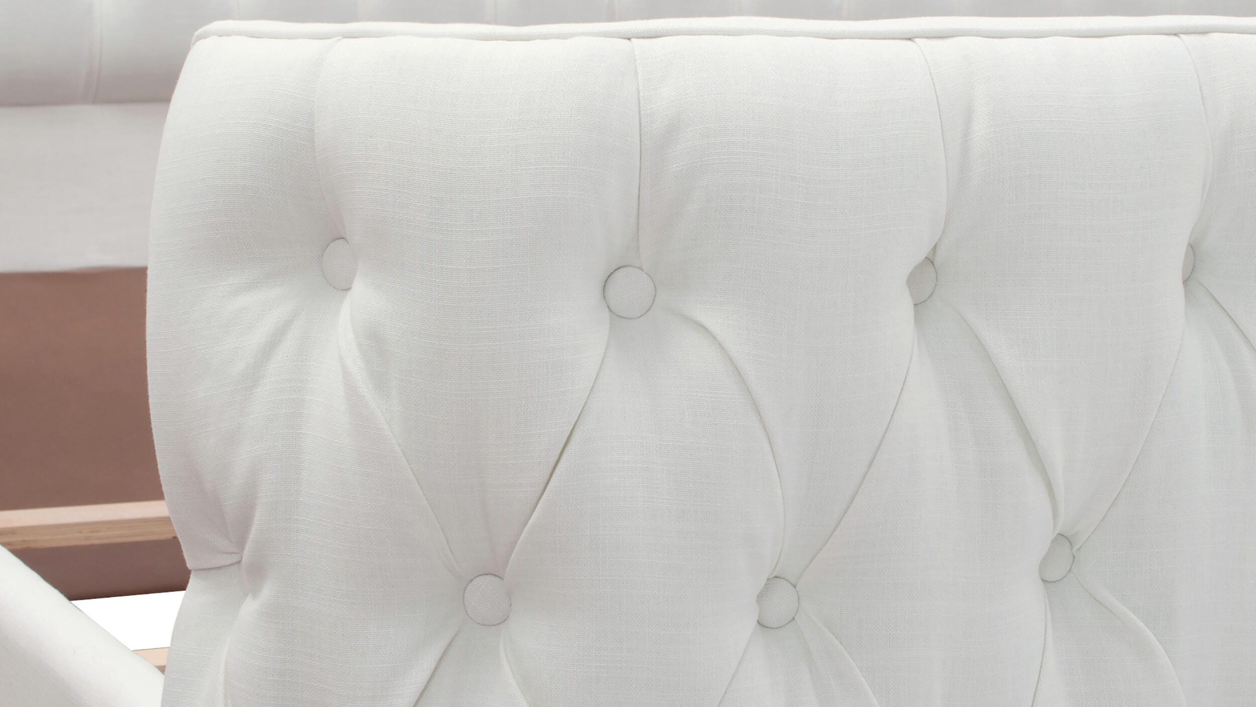 Jennifer Taylor Home Brooklyn Brooklyn King Tufted Panel Bed, Antique White, large