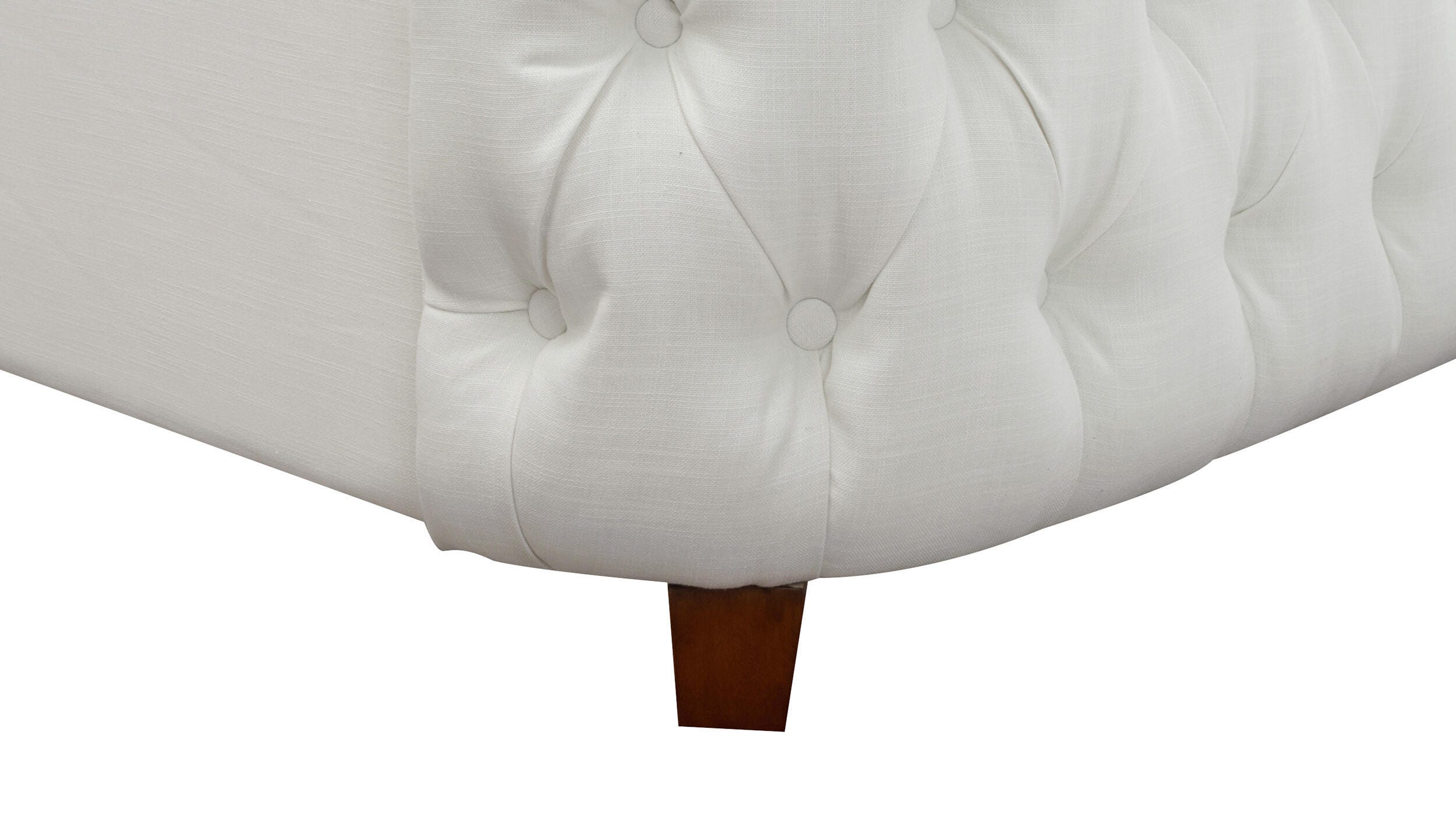 Jennifer Taylor Home Brooklyn Brooklyn King Tufted Panel Bed, Antique White, large