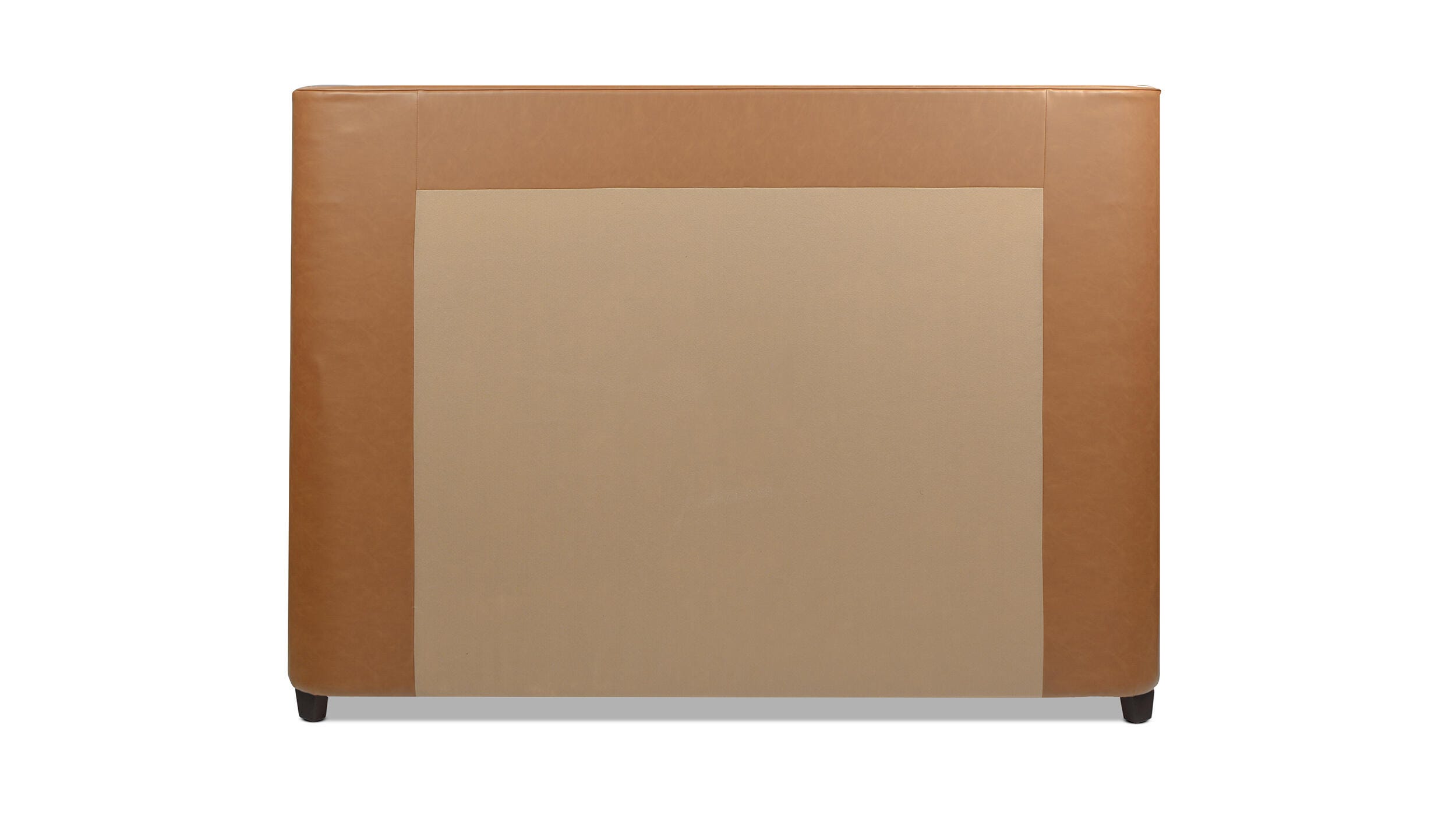 Jennifer Taylor Brooklyn King Tufted Panel Bed, Caramel Tan Brown, large