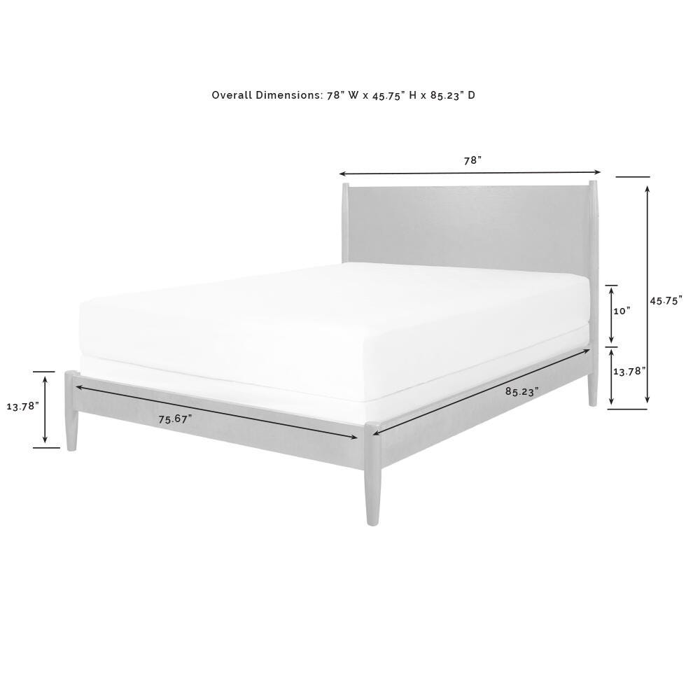Crosley Landon Bed, Mahogany, large