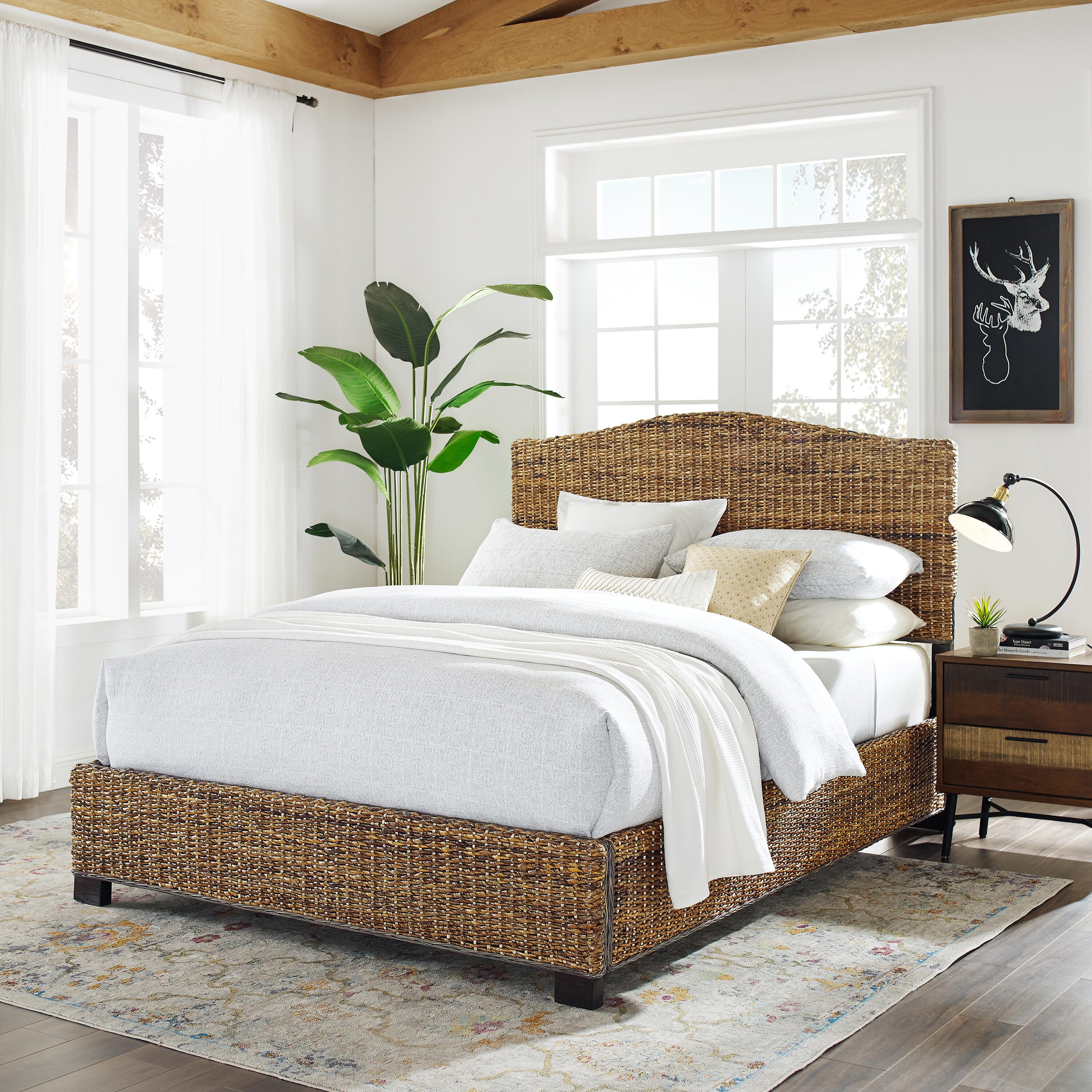 Crosley Serena Bed, Brown, large