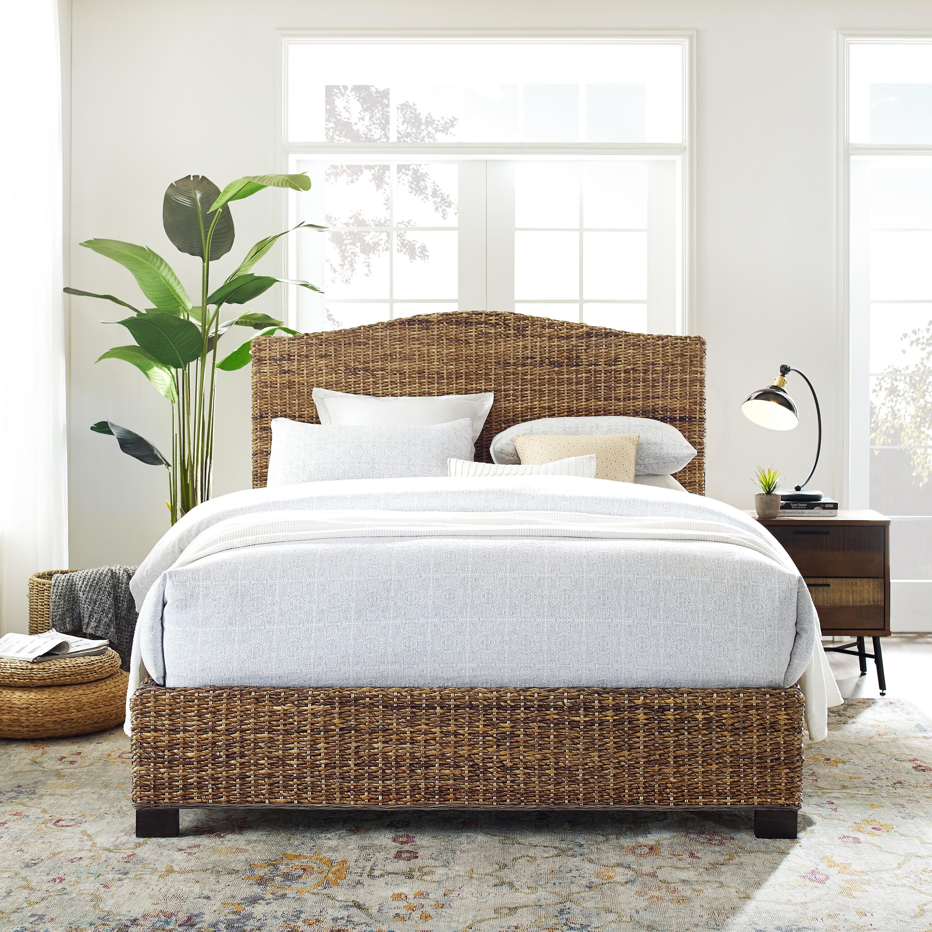 Crosley Serena Bed, Brown, large