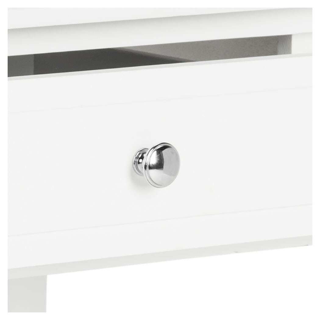 Jenson Two Drawer Night Stand, White, large