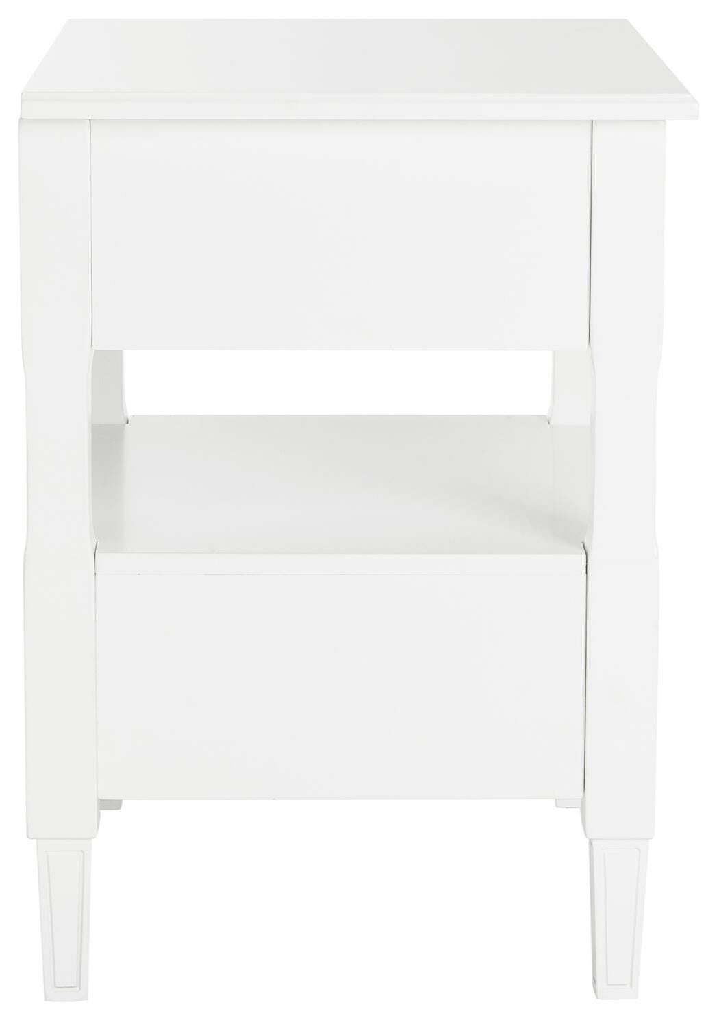 Jenson Two Drawer Night Stand, White, large