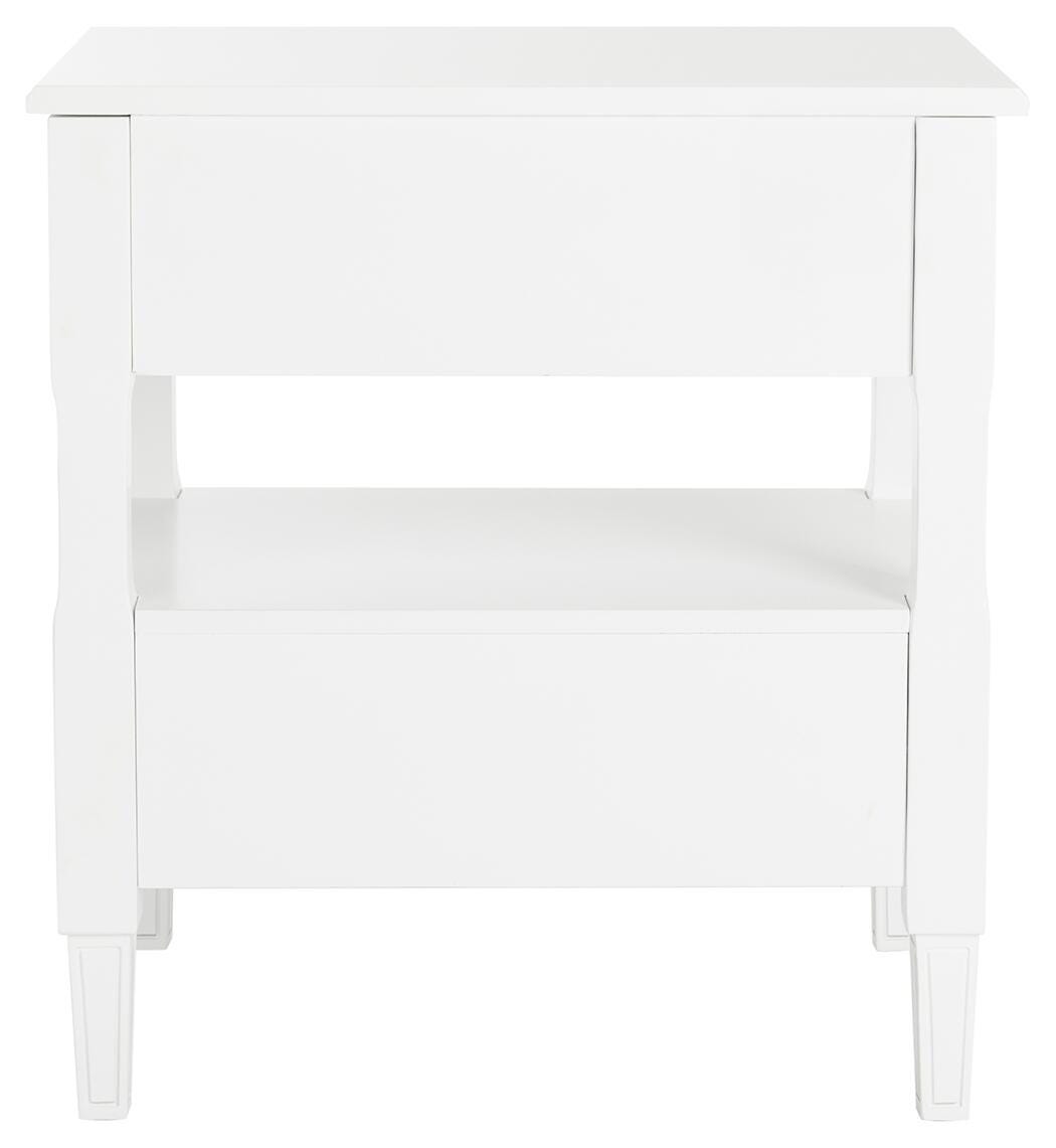 Jenson Two Drawer Night Stand, White, large