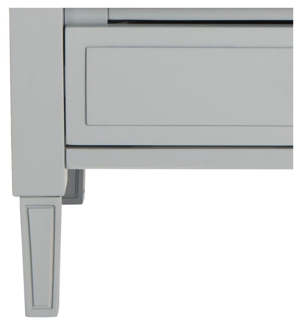Jenson Two Drawer Night Stand, Gray, large