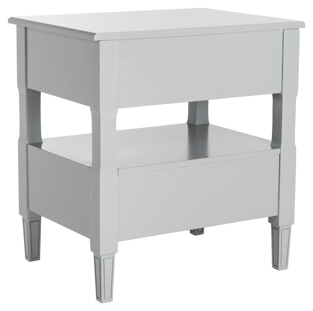 Jenson Two Drawer Night Stand, Gray, large