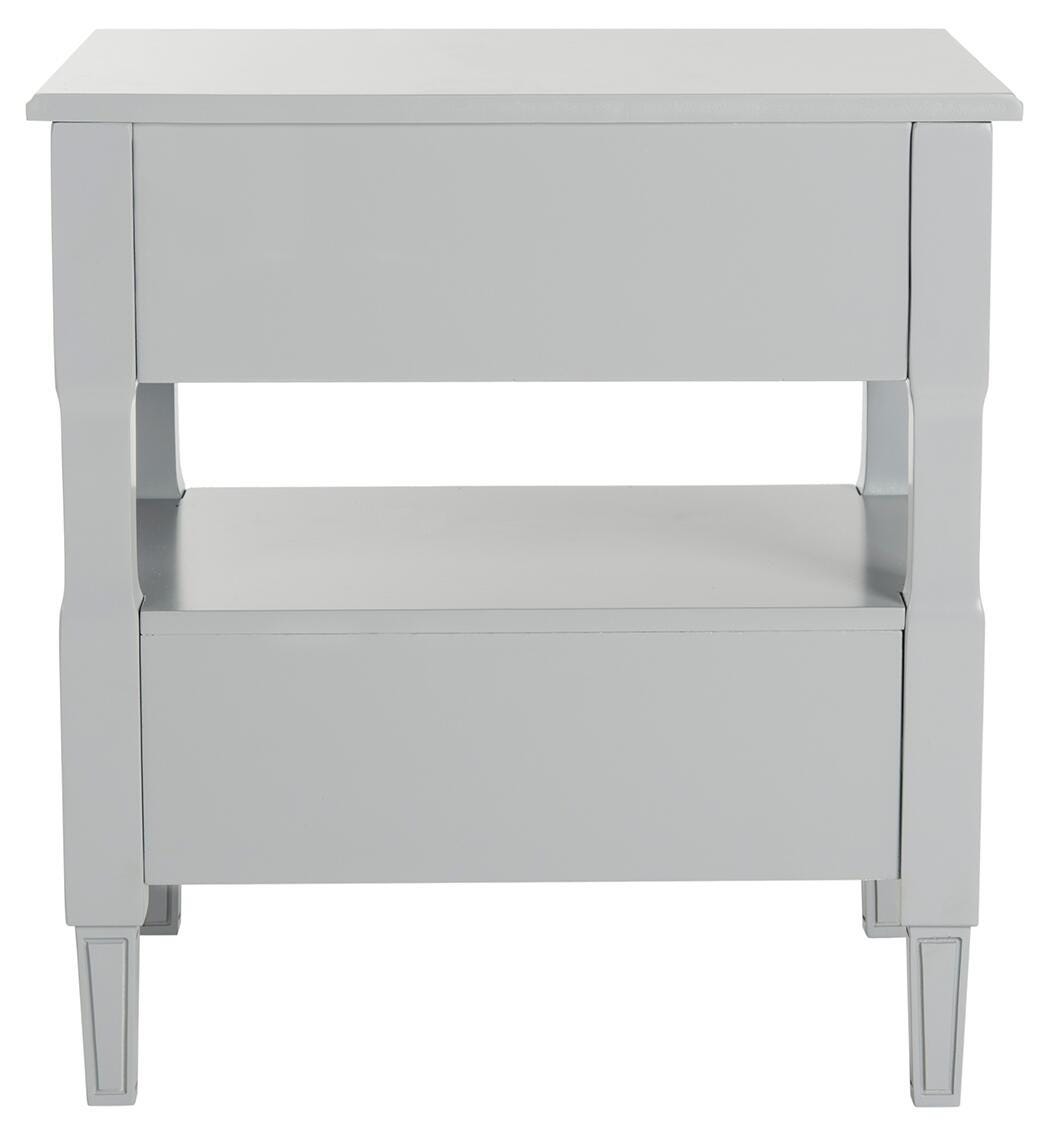 Jenson Two Drawer Night Stand, Gray, large