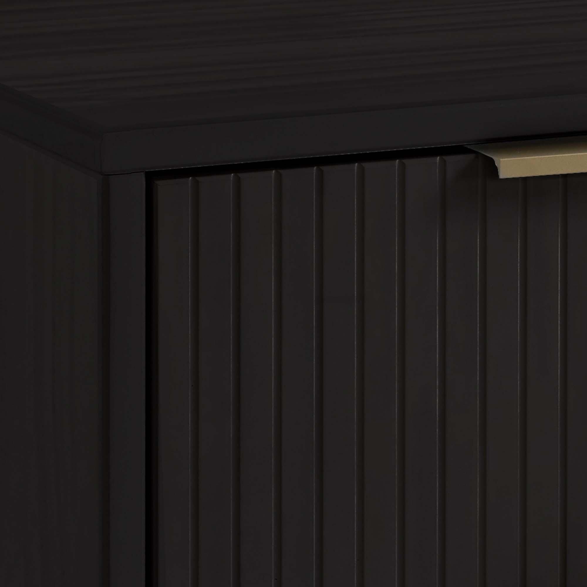 Manhattan Comfort 55" 6 Drawer Dresser, Black, large