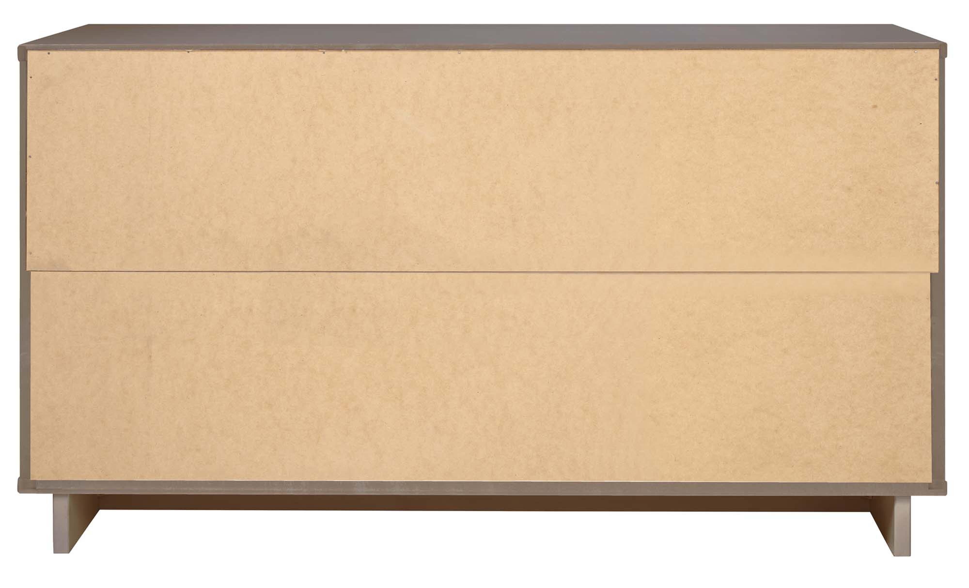 Manhattan Comfort 55" 6 Drawer Dresser, Light Gray, large