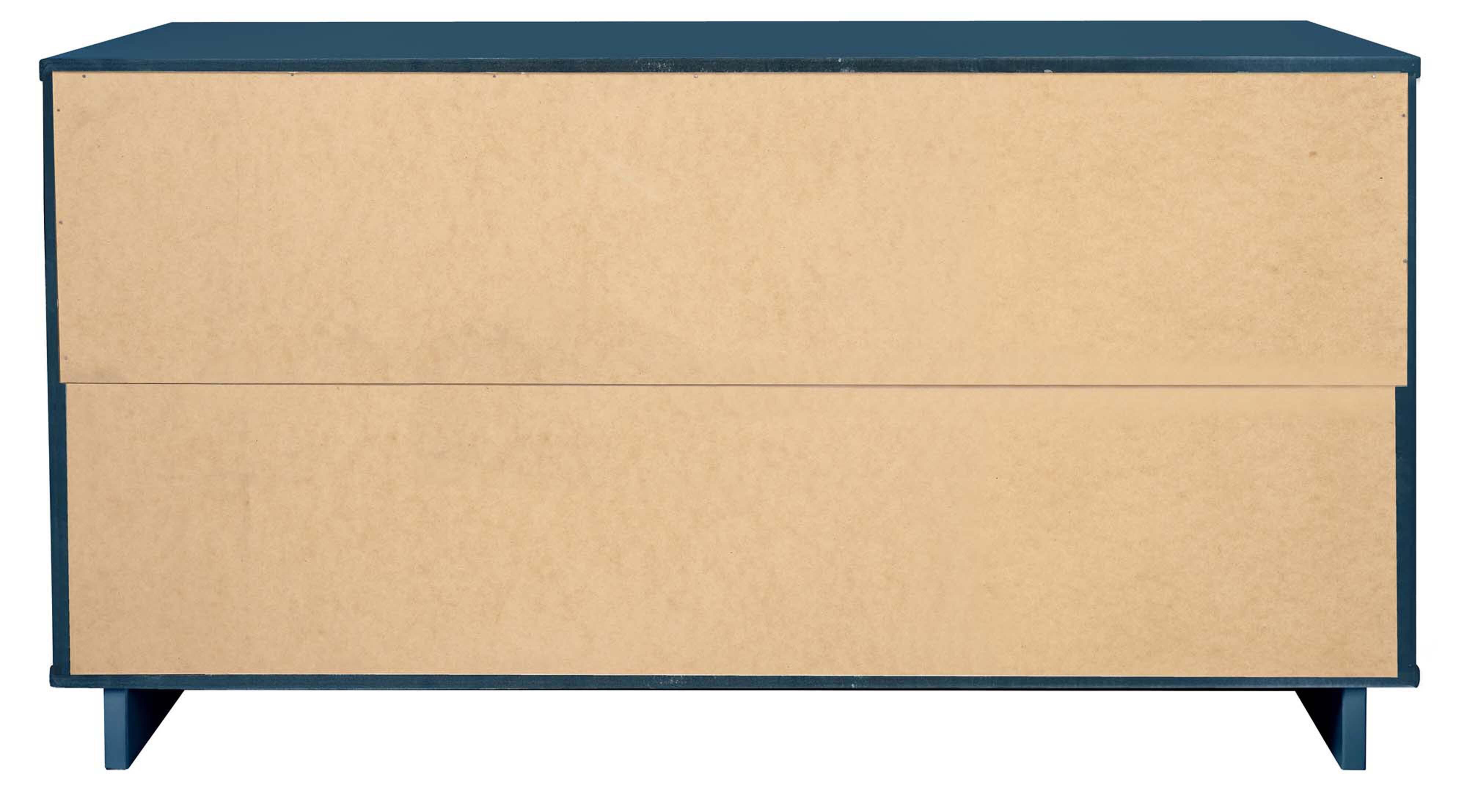 Manhattan Comfort 55" 6 Drawer Dresser, Midnight Blue, large