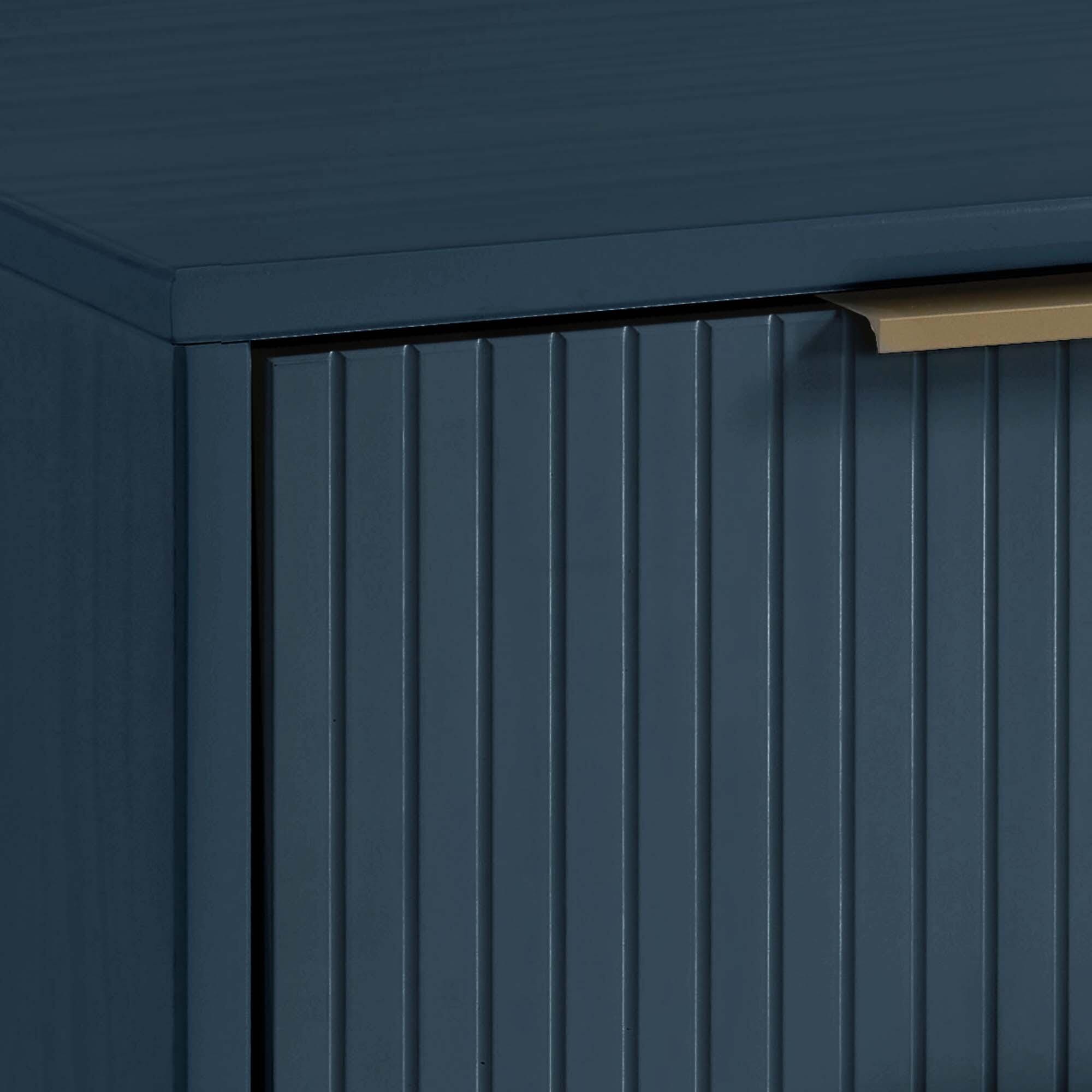 Manhattan Comfort 55" 6 Drawer Dresser, Midnight Blue, large