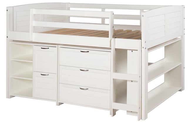 Donco Kids Louver Twin Modular Loft Bed