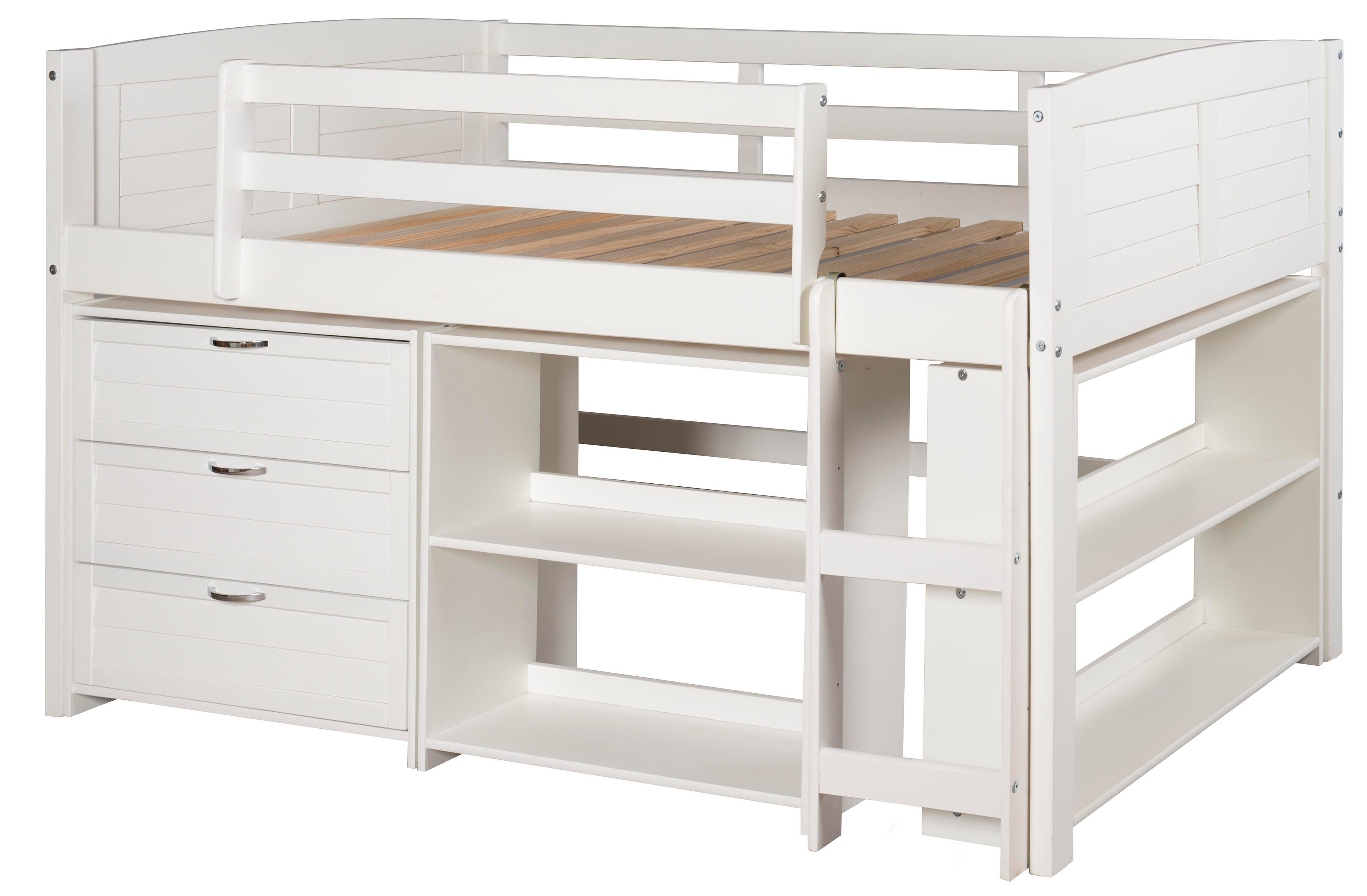 Donco Kids Louver Twin Modular Loft Bed, , large