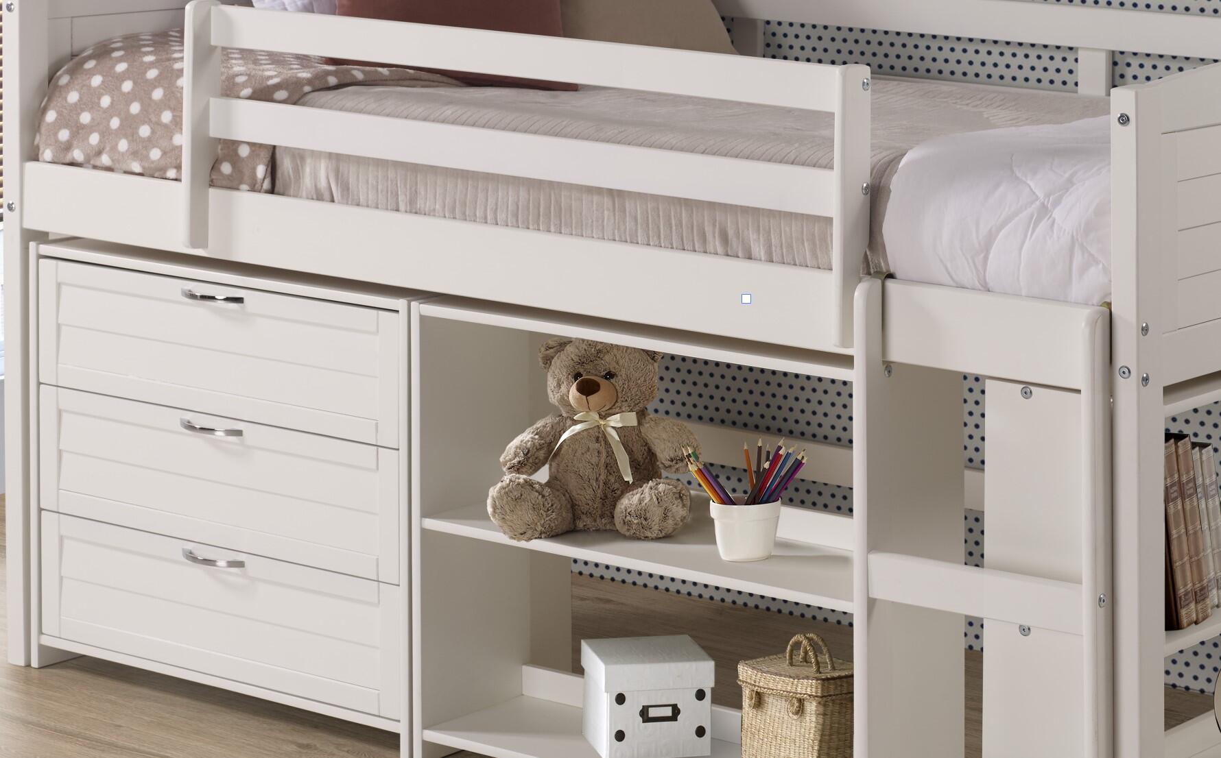 Donco Kids Louver Twin Modular Loft Bed, , large