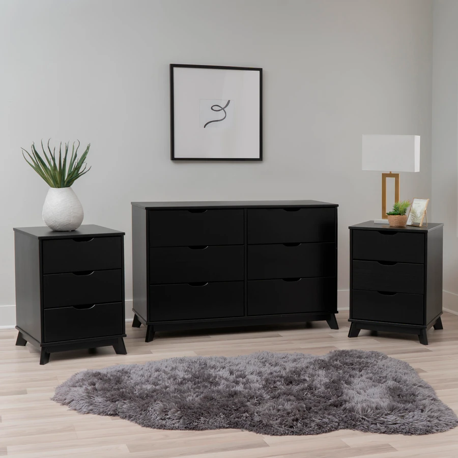 Linon Pierce 2 Nightstands and Dresser Set | Ashley Linon Pierce 2 Nightstands and Dresser Set | Ashley