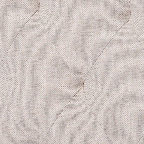 Curved Upholstered Queen Daybed with Trundle, Beige, large