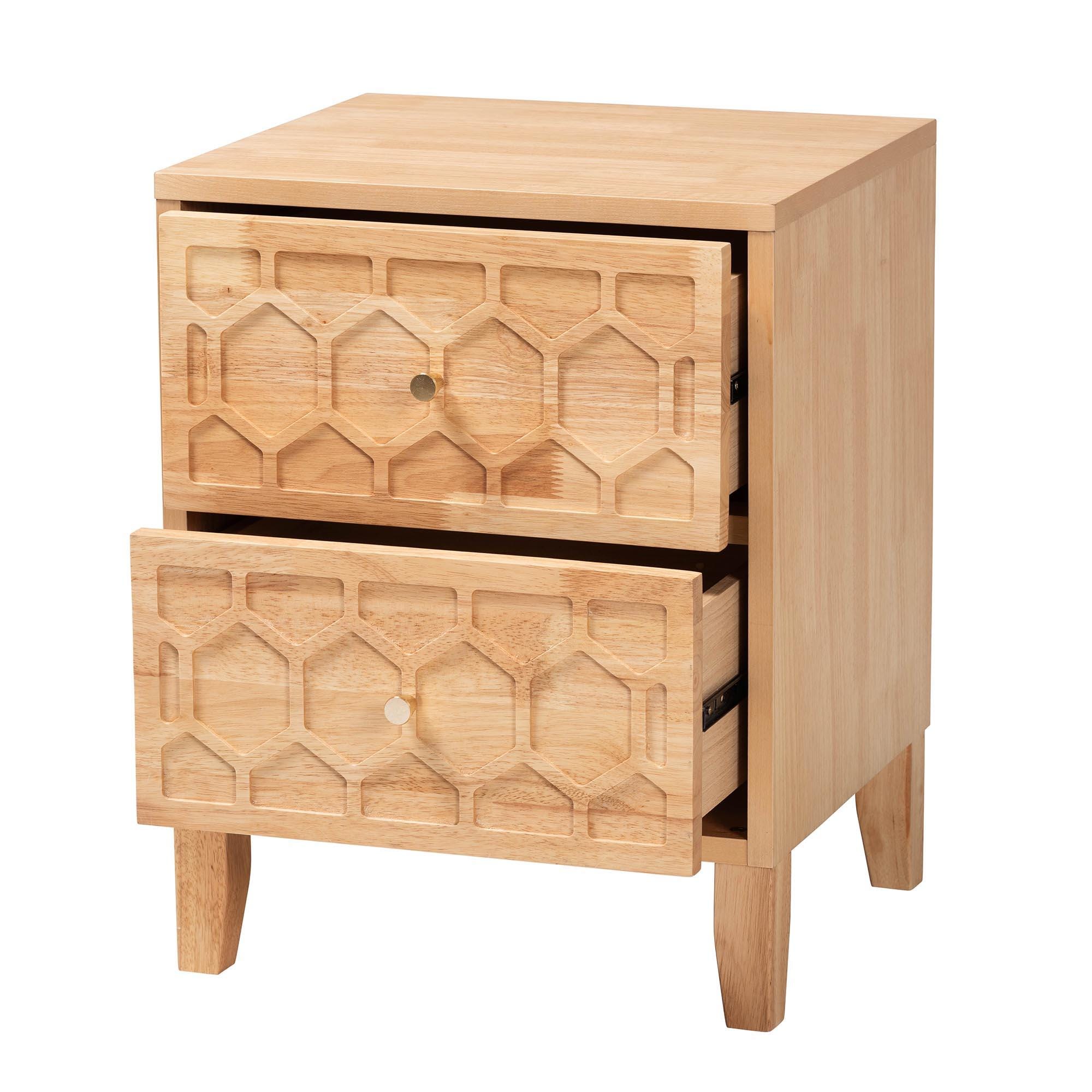 Baxton Studio Hosea 18" Nightstand, , large