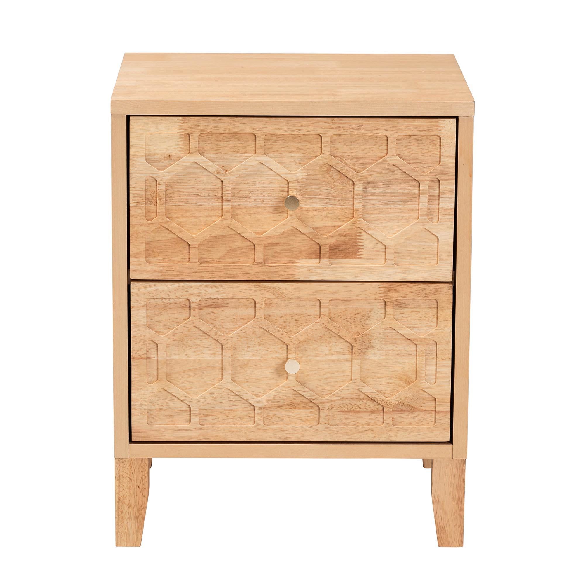 Baxton Studio Hosea 18" Nightstand, , large