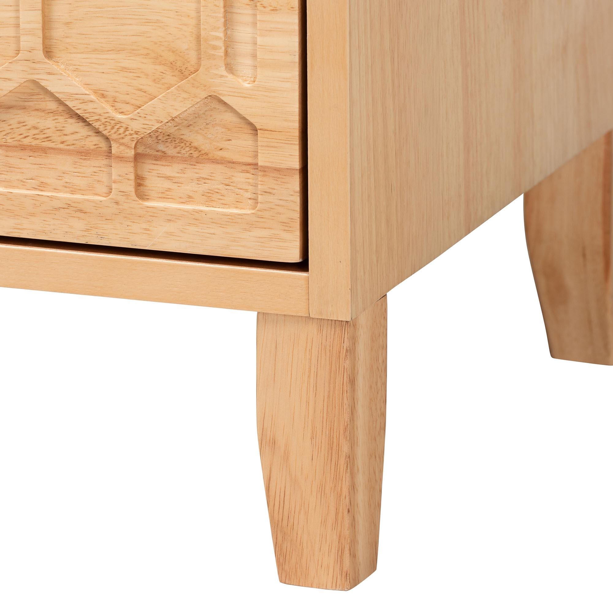 Baxton Studio Hosea 18" Nightstand, , large