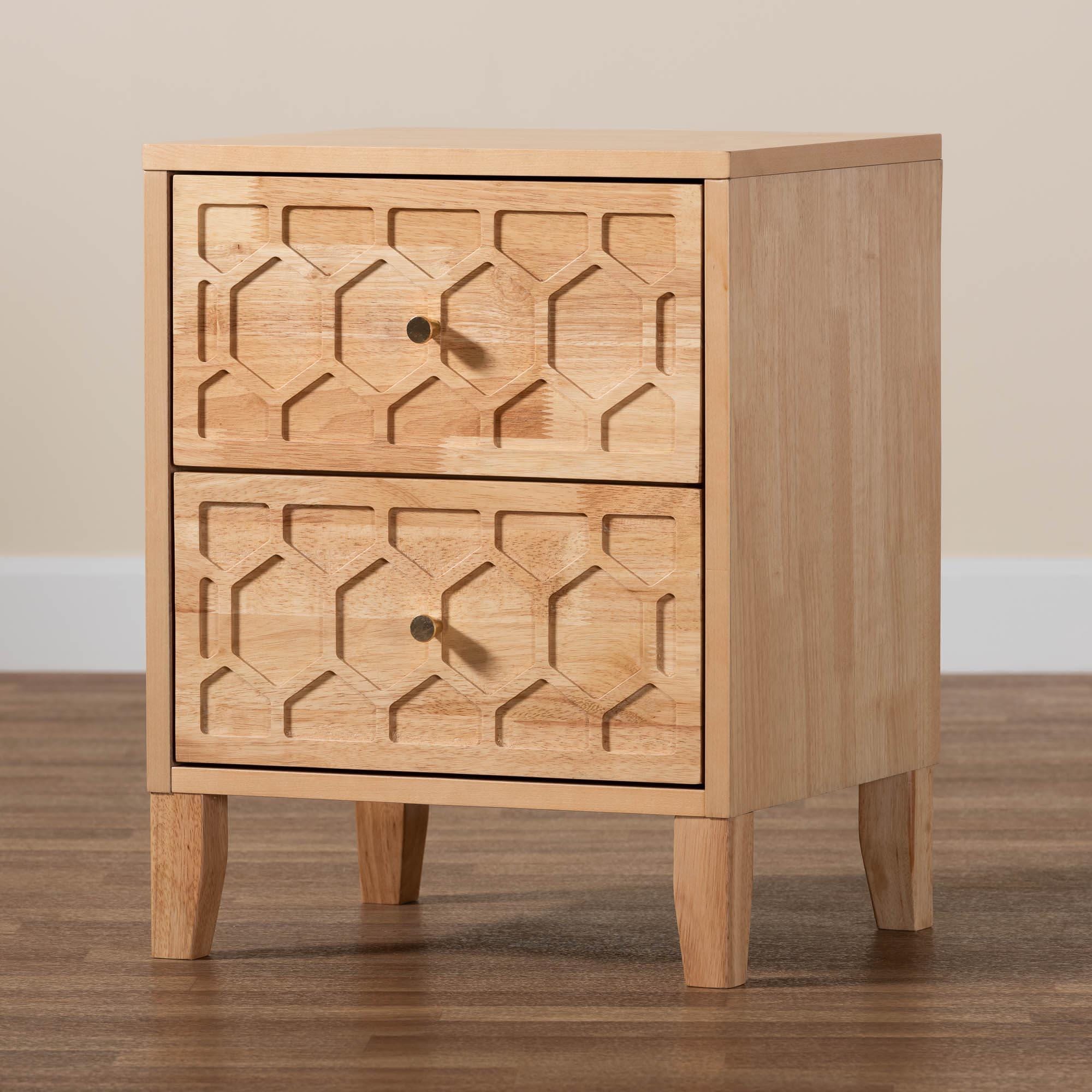 Baxton Studio Hosea 18" Nightstand, , large