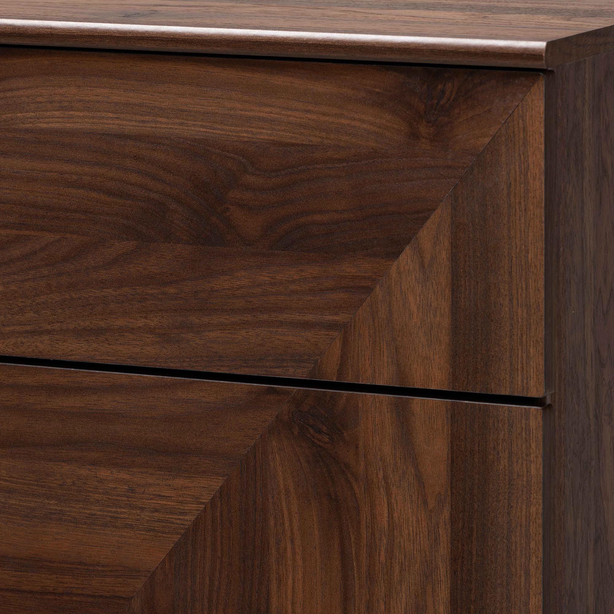 Baxton Studio Graceland 32" 5-Drawer Chest, , large