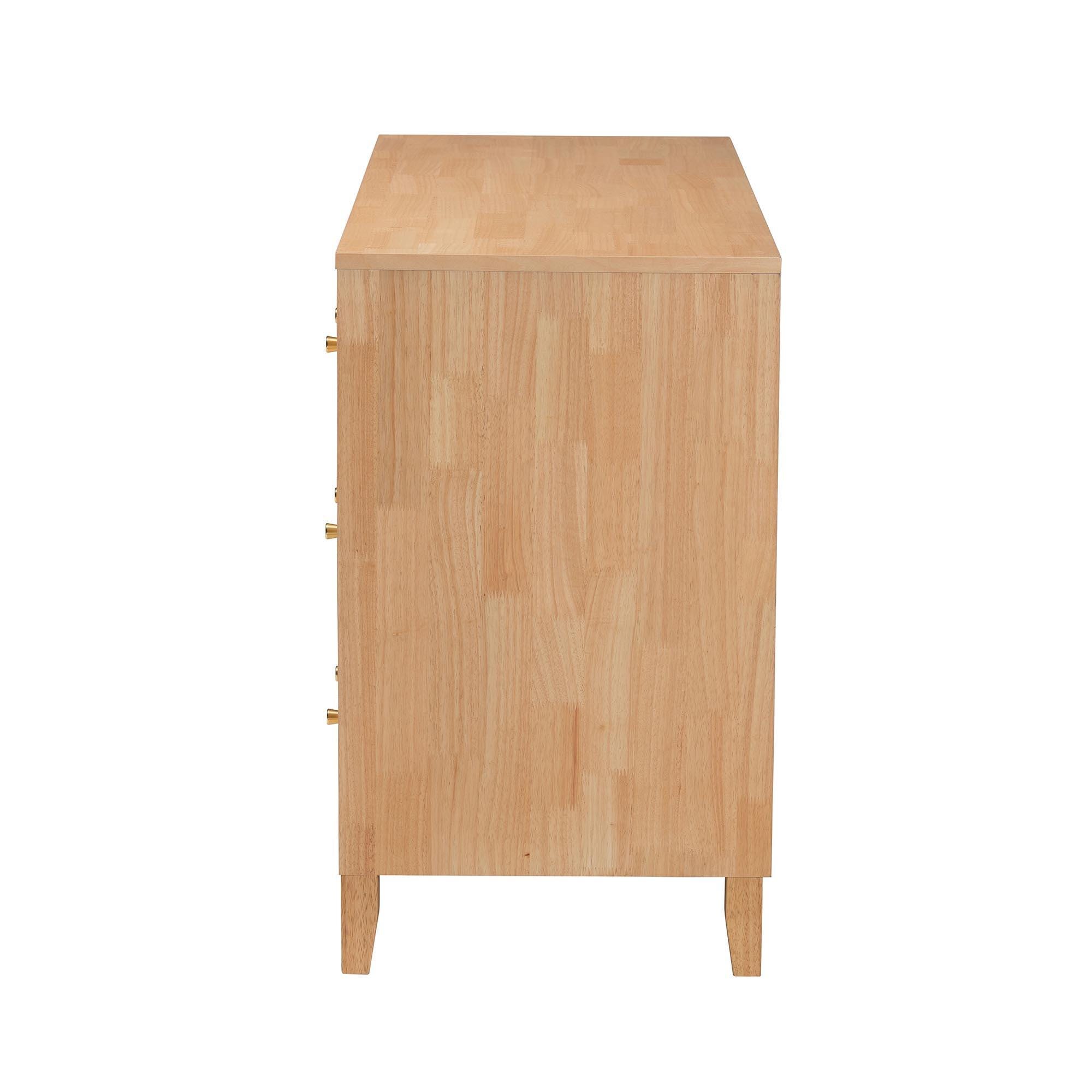 Baxton Studio Hosea 55" 6-Drawer Dresser, , large