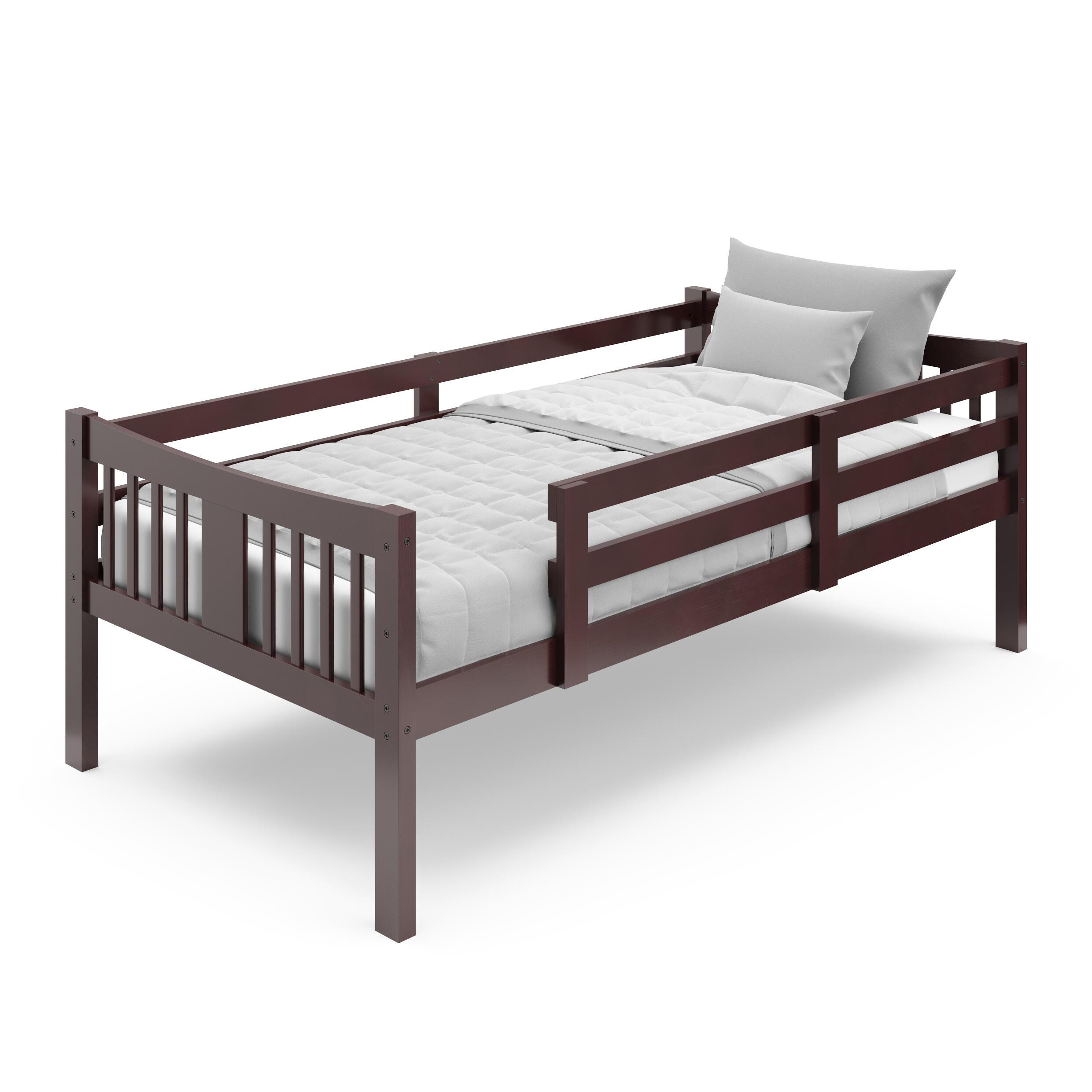 Storkcraft Caribou Twin-over-Twin Bunk Bed, Espresso, large