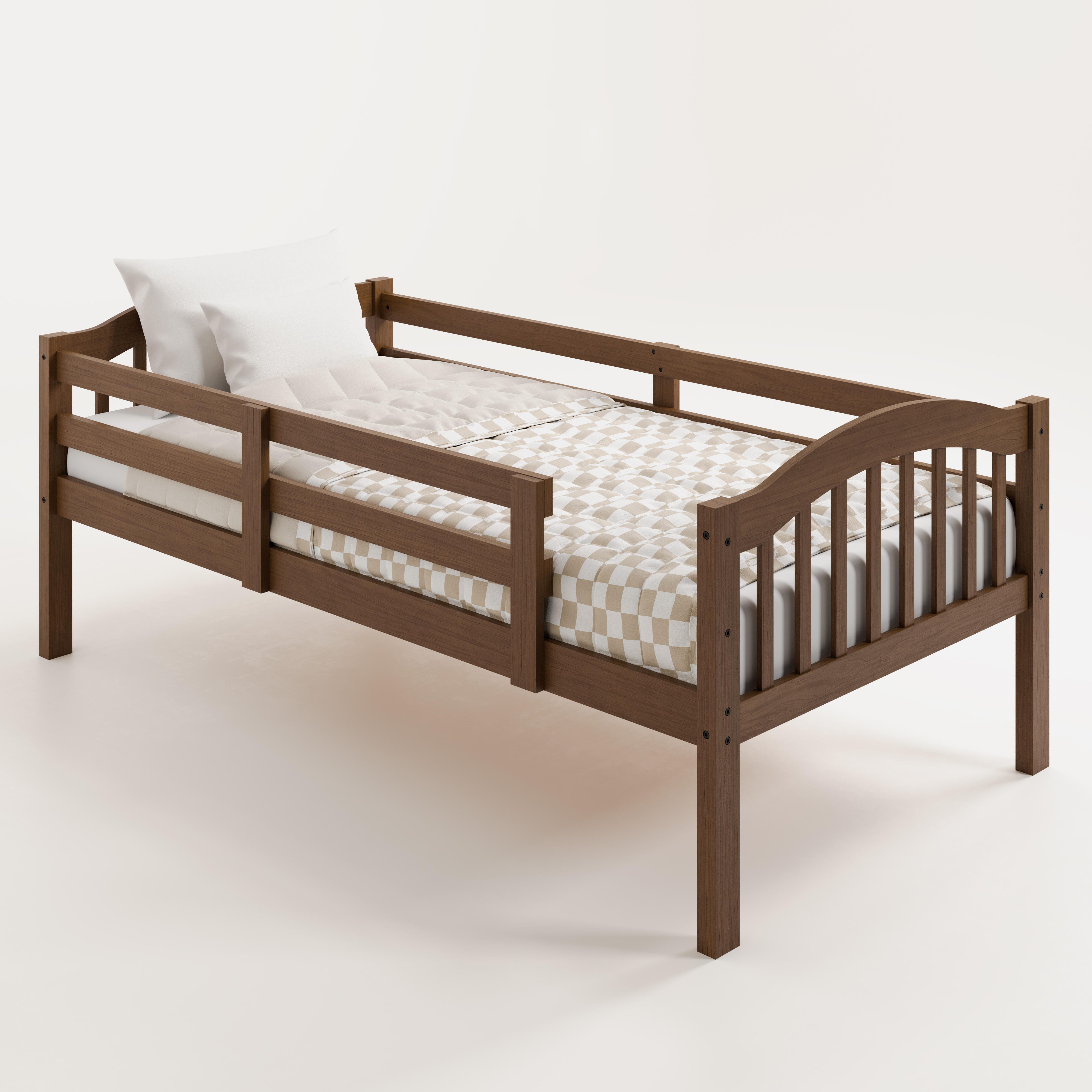Storkcraft Longhorn Twin-over-Twin Bunk Bed, Hazelnut, large