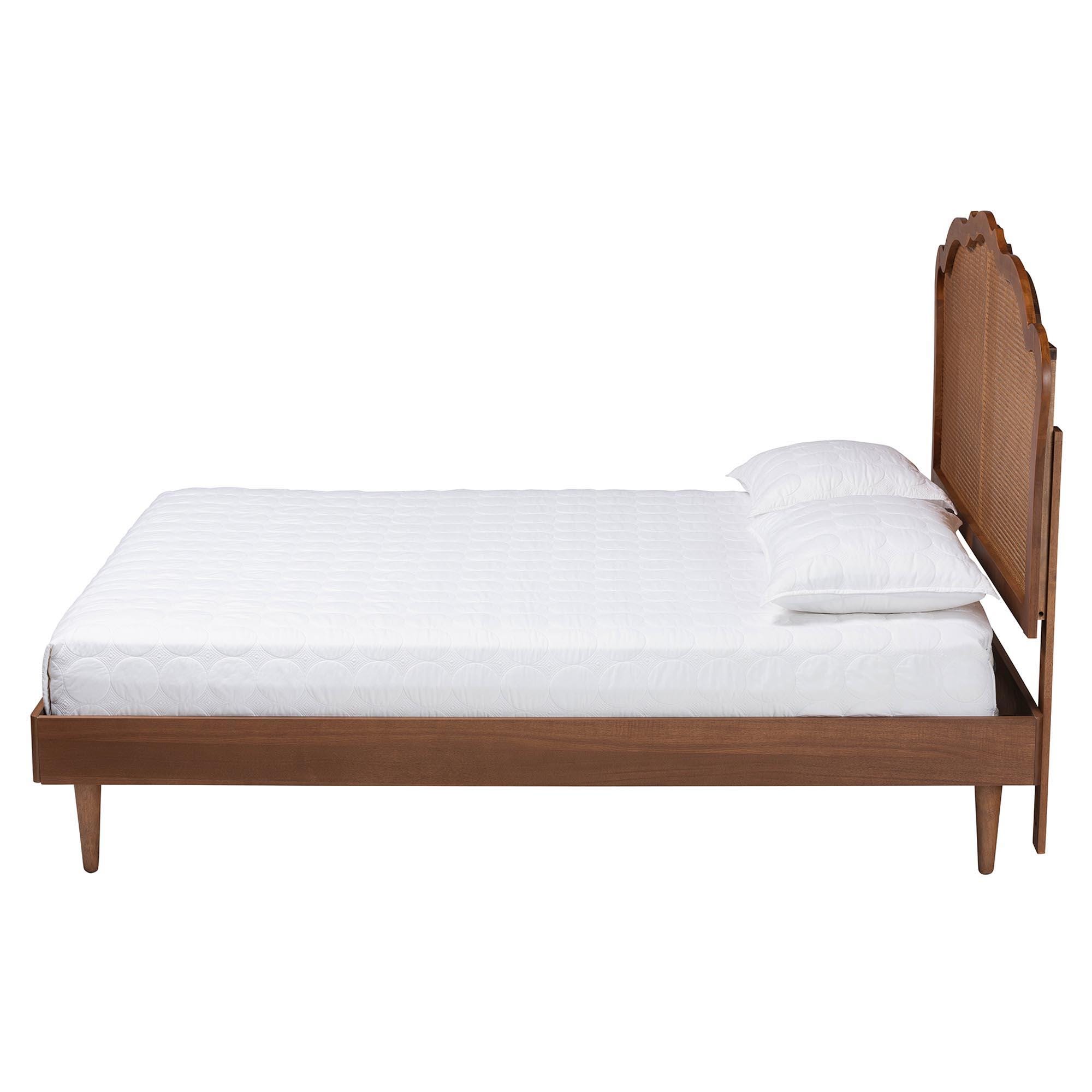 Baxton Studio Camden Queen Panel Platform Bed, , large