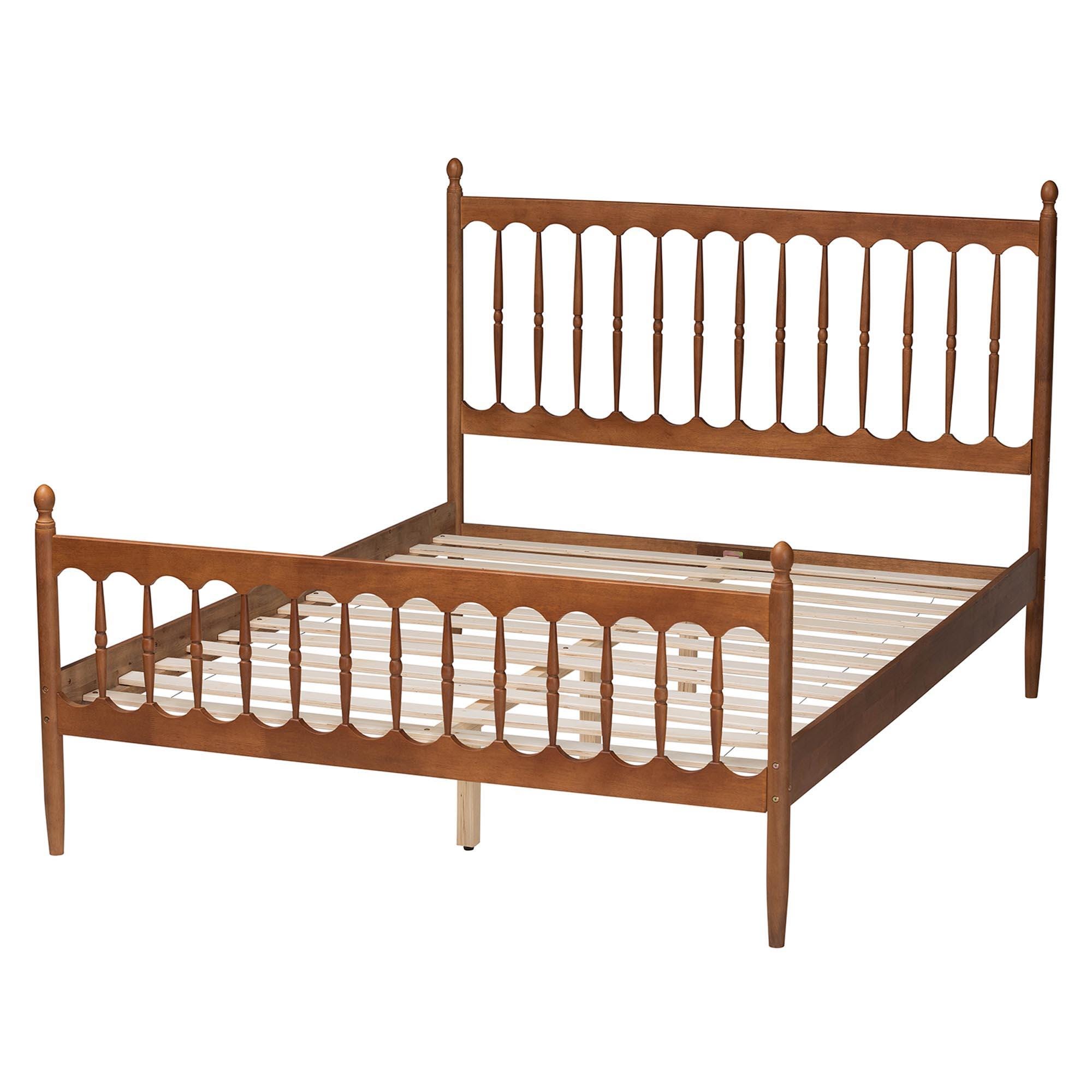 Baxton Studio Deance Queen Panel Platform Bed, , large
