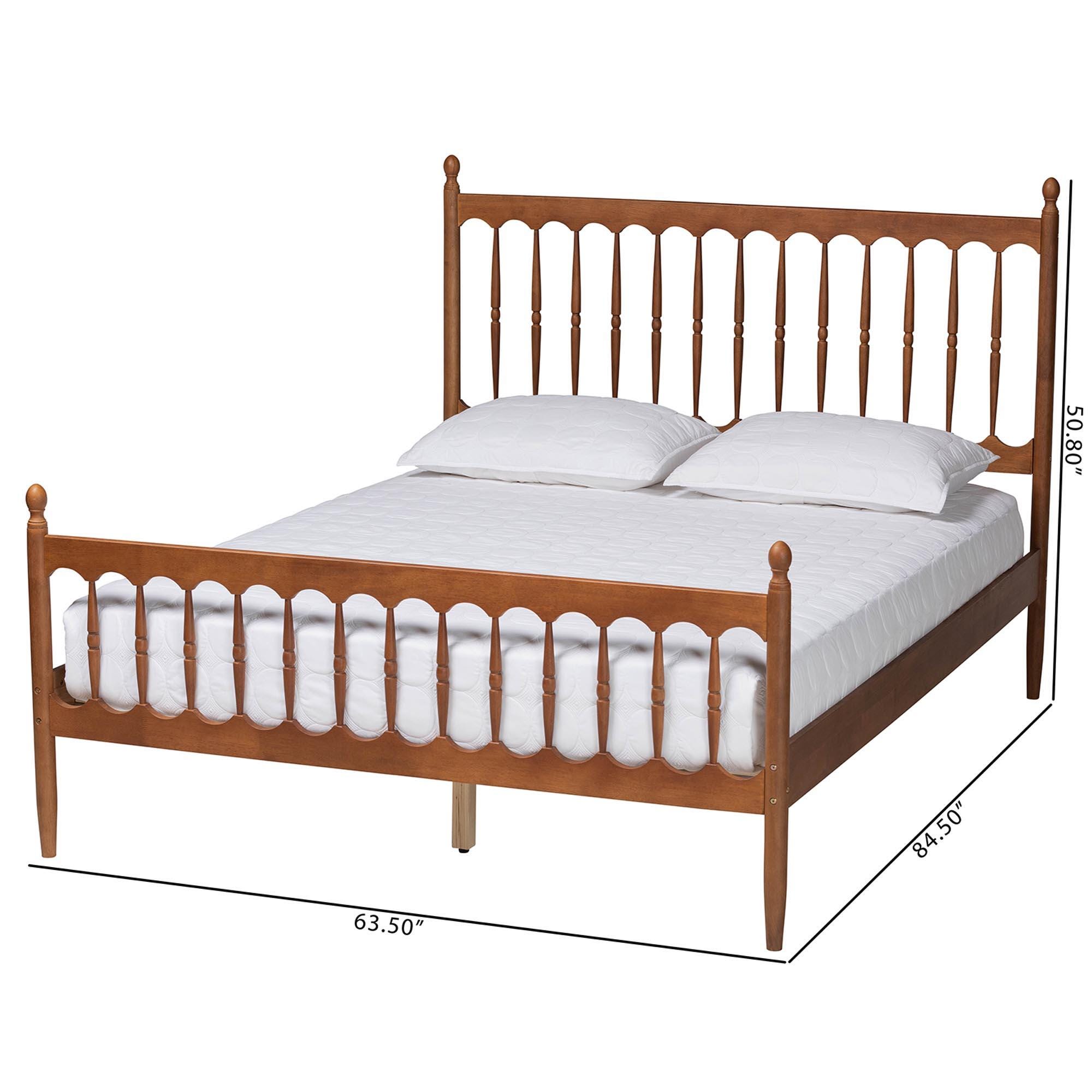 Baxton Studio Deance Queen Panel Platform Bed, , large