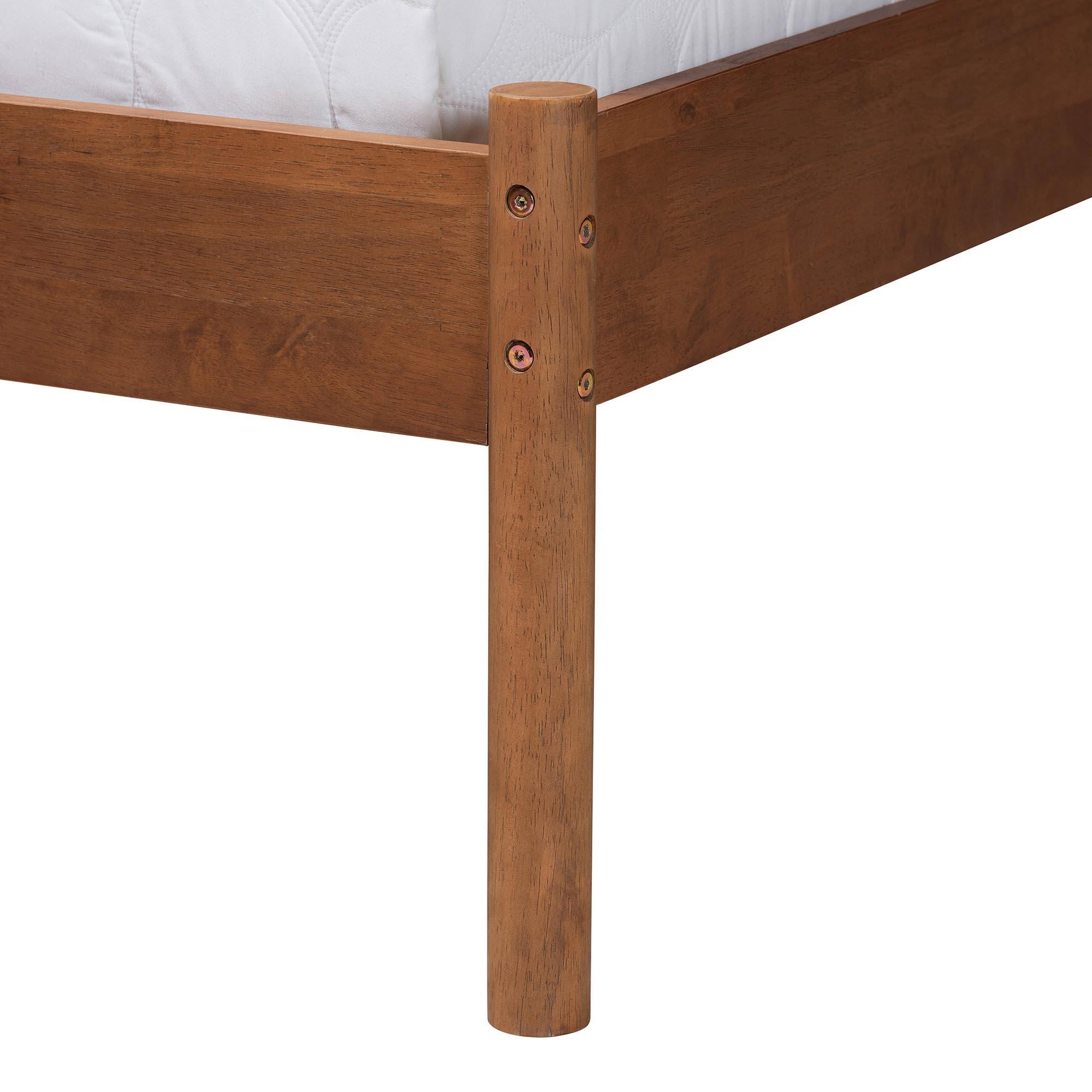 Baxton Studio Estela Queen Panel Platform Bed, , large