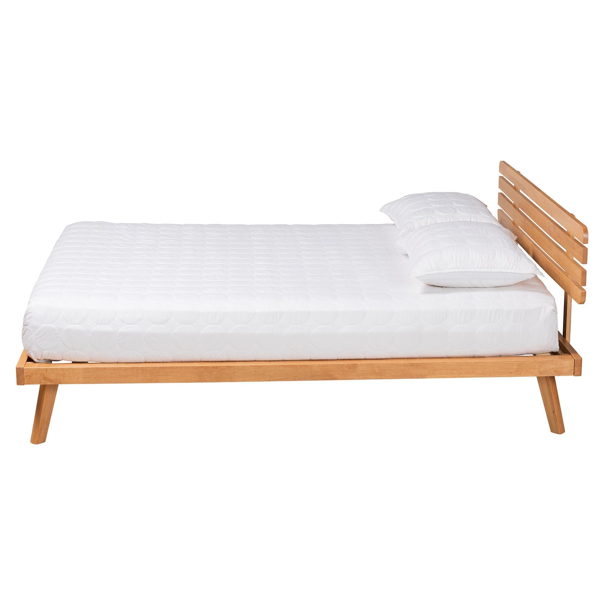 Baxton Studio Joaquin Queen Panel Platform Bed, , large