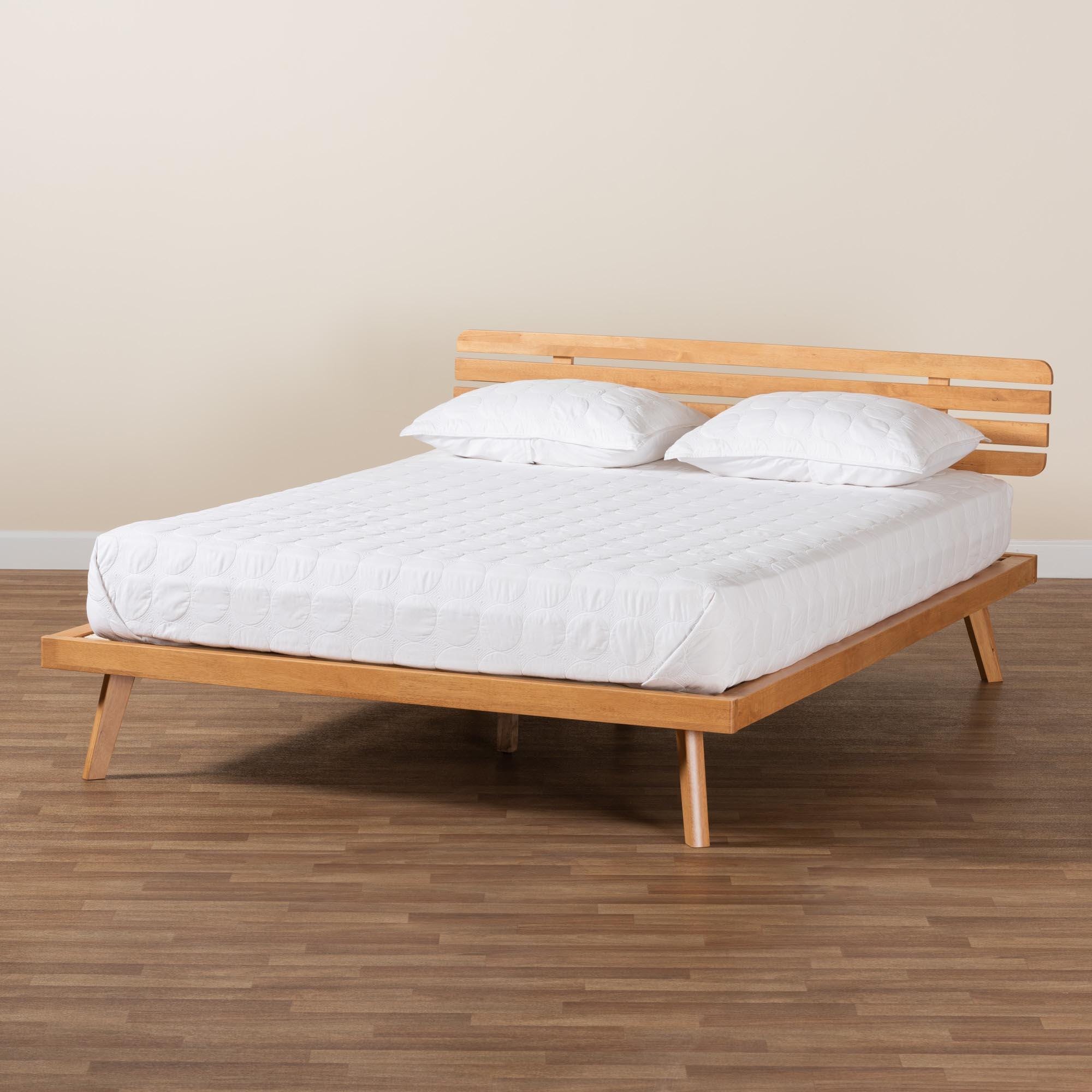 Baxton Studio Joaquin Queen Panel Platform Bed, , large