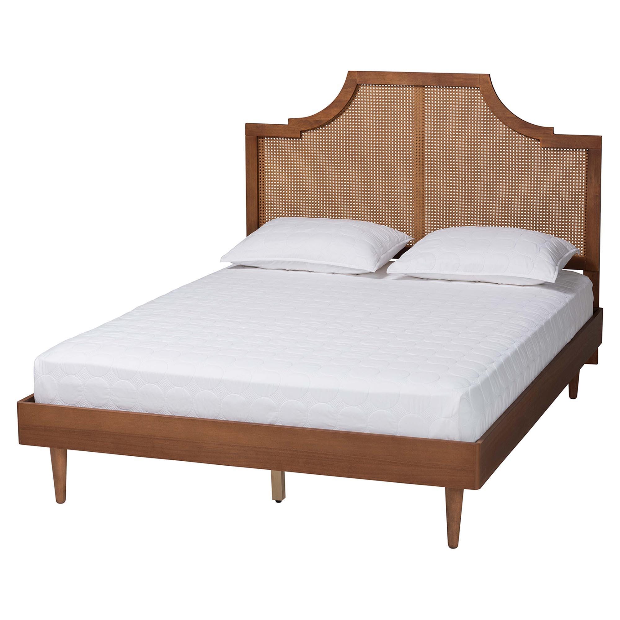 Baxton Studio Macaria Queen Panel Bed, , large