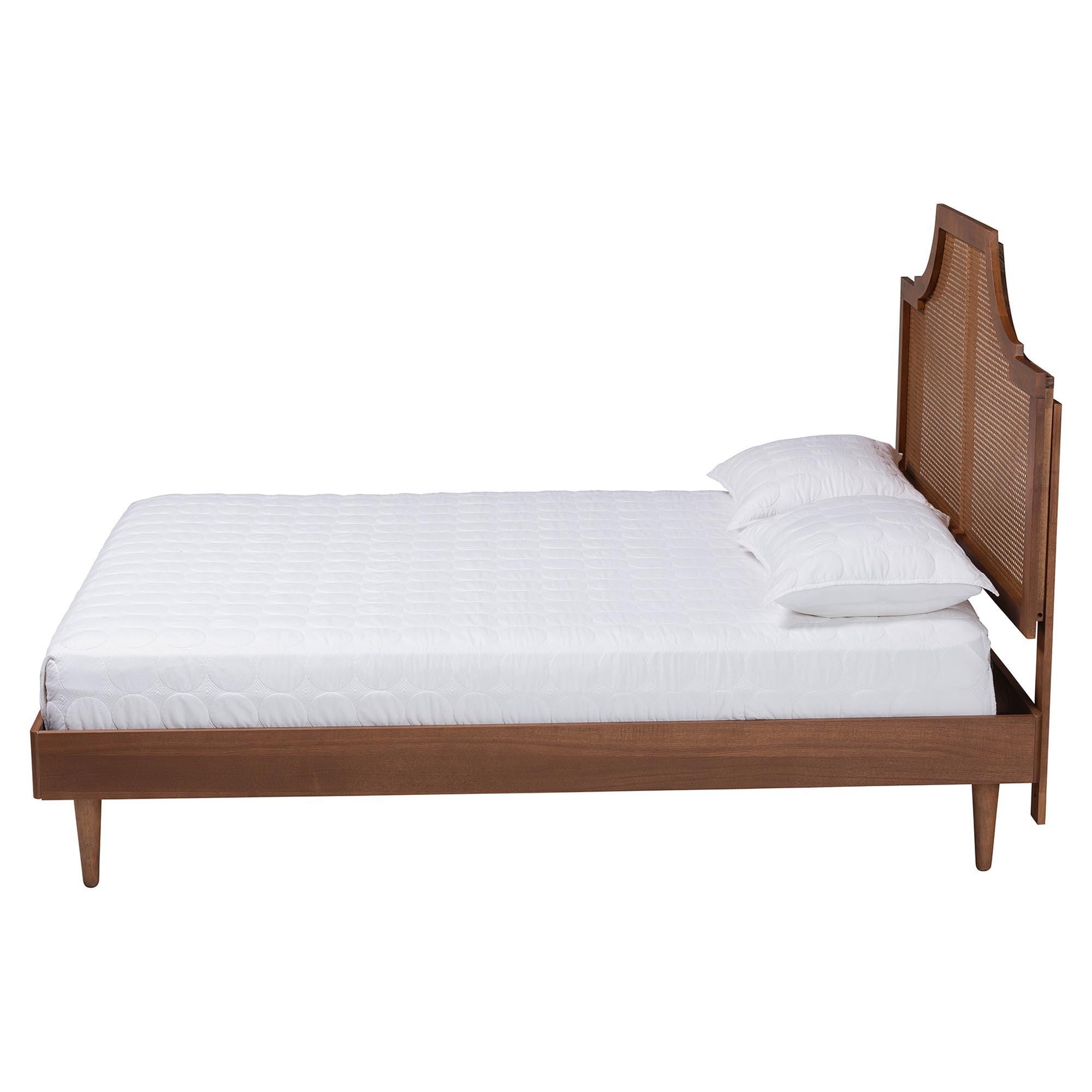 Baxton Studio Macaria Queen Panel Bed, , large