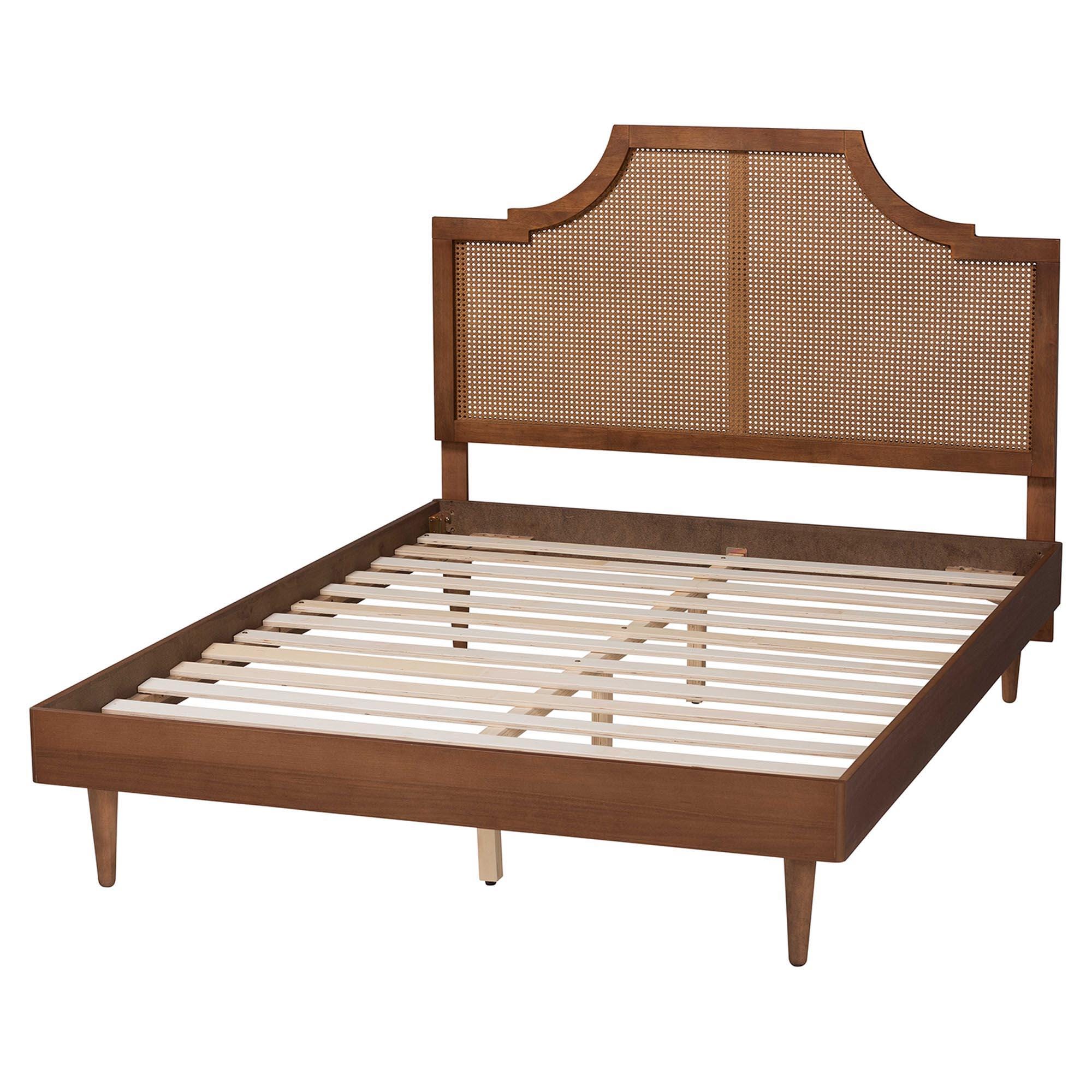 Baxton Studio Macaria Queen Panel Bed, , large