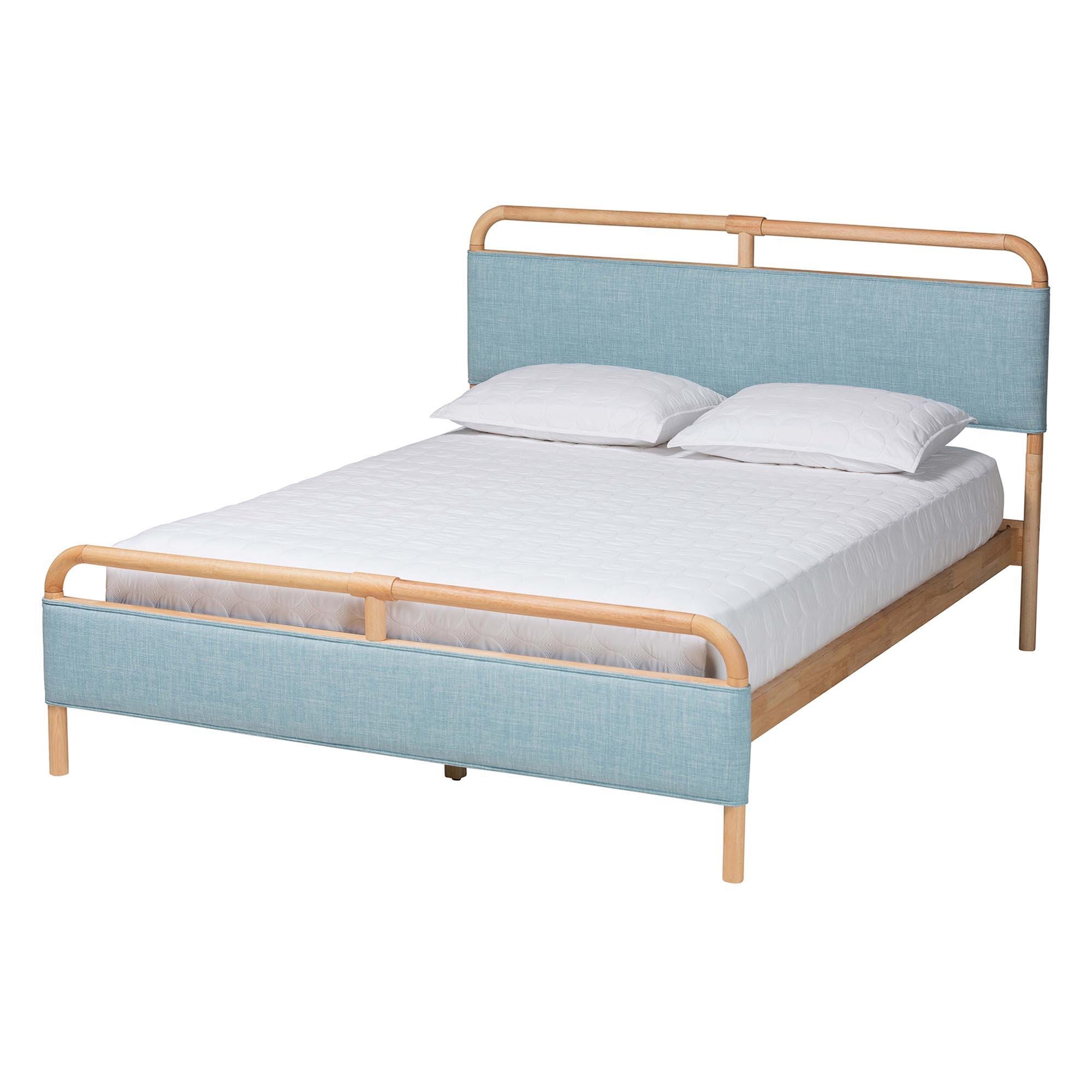 Baxton Studio Mateo Queen Panel Platform Bed, , large
