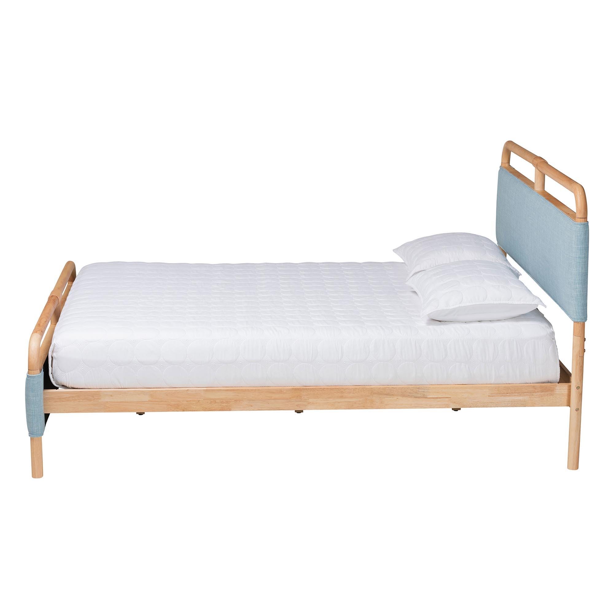 Baxton Studio Mateo Queen Panel Platform Bed, , large