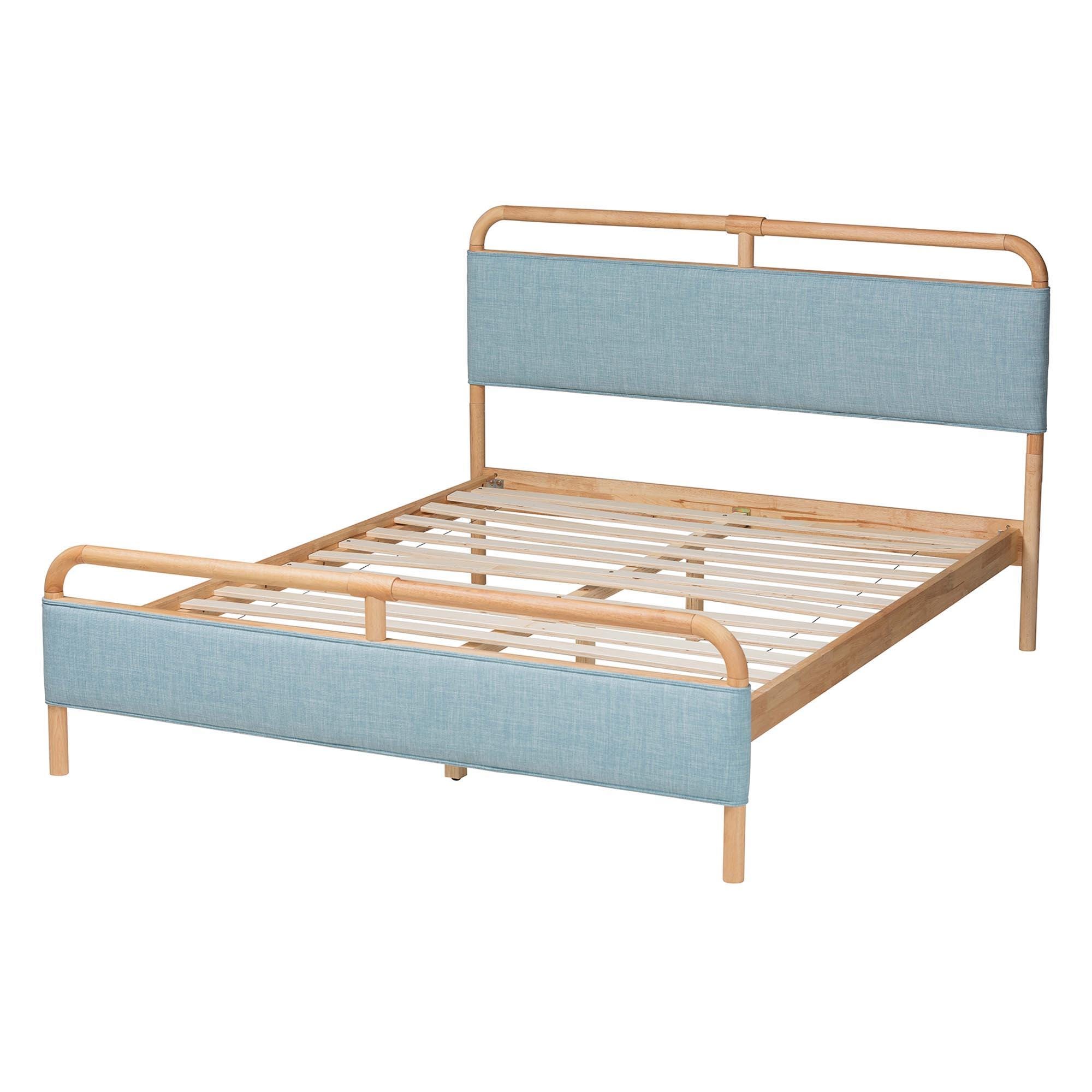 Baxton Studio Mateo Queen Panel Platform Bed, , large