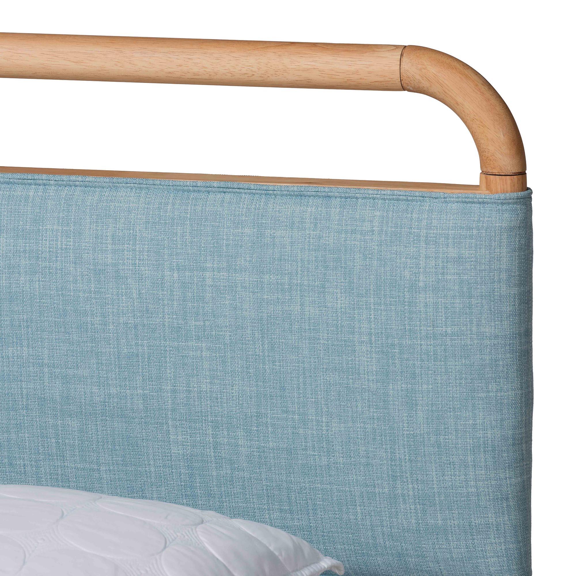 Baxton Studio Mateo Queen Panel Platform Bed, , large
