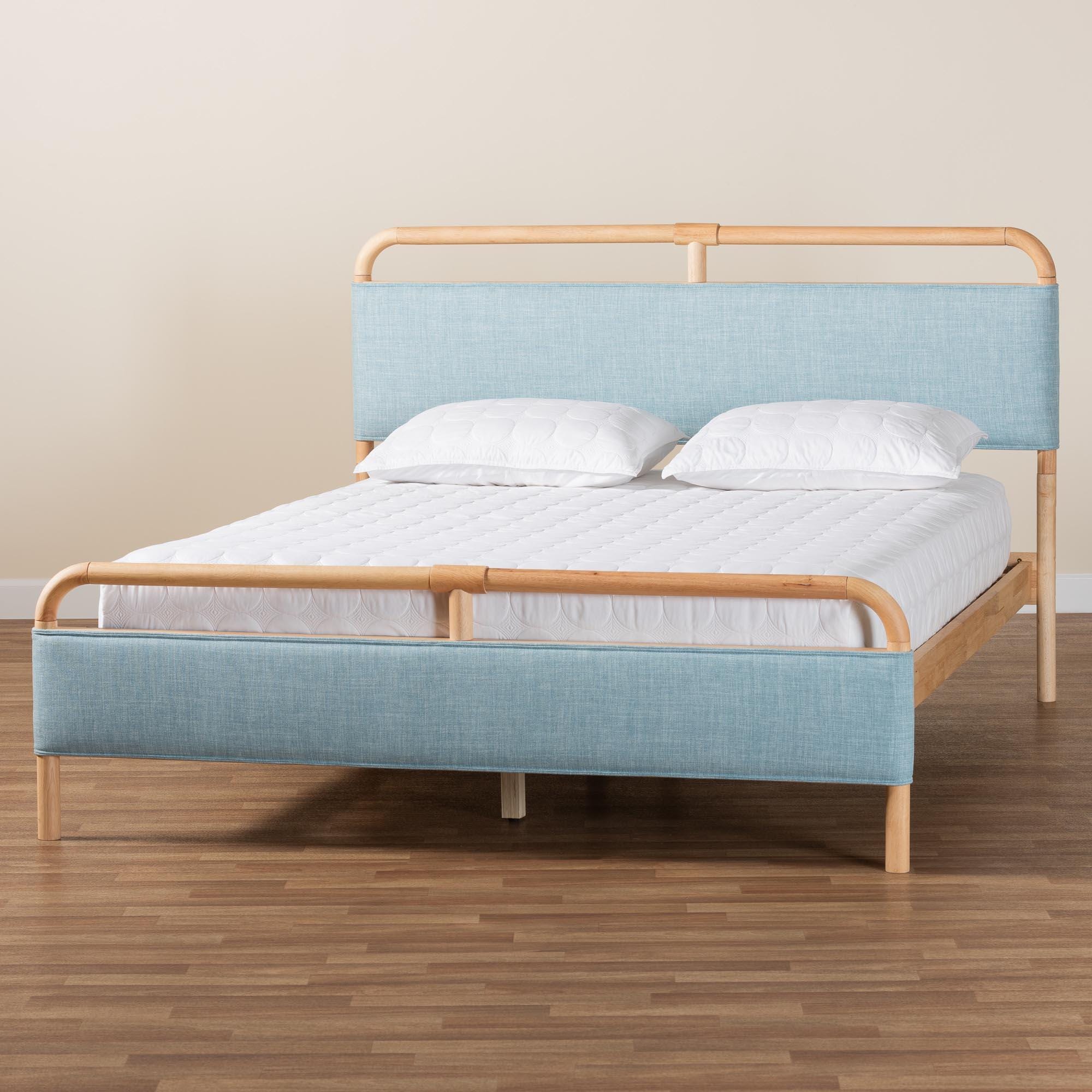 Baxton Studio Mateo Queen Panel Platform Bed, , large