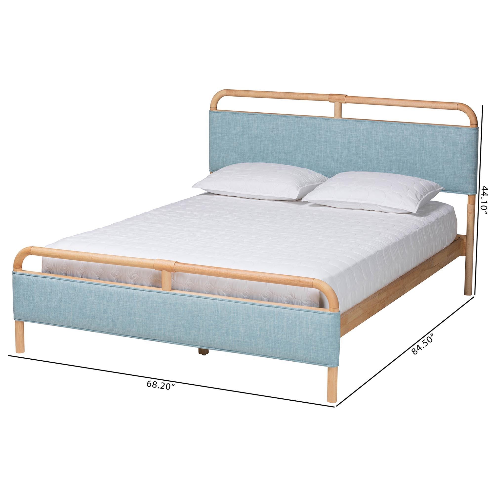 Baxton Studio Mateo Queen Panel Platform Bed, , large